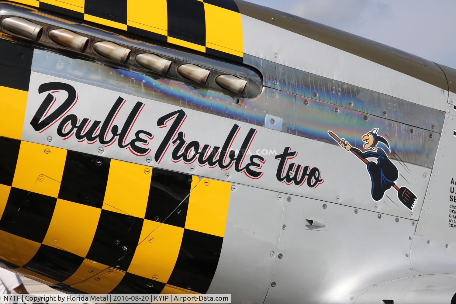 N7TF, 1944 North American P-51D Mustang C/N 44-73856, Double Trouble Two zx