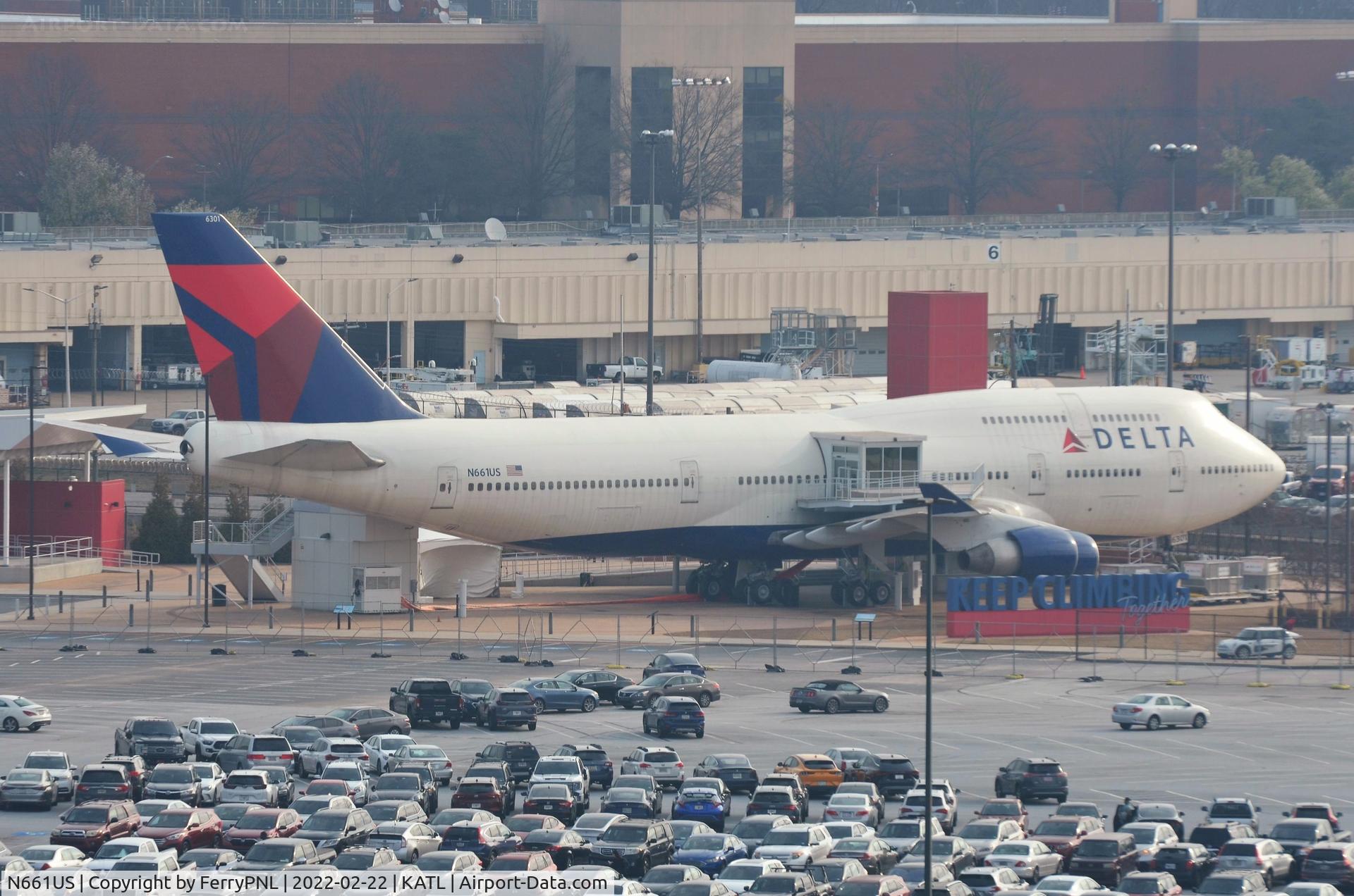 N661US, 1989 Boeing 747-451 C/N 23719, Delta B744 preserved at Delta Heritage Museum