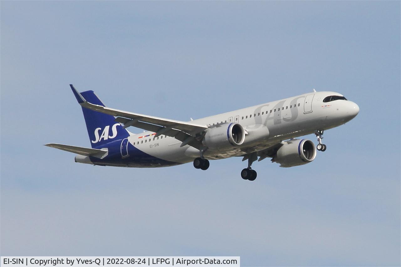 EI-SIN, 2022 Airbus A320-251N C/N 10629, Airbus A320-251N, Short approach rwy 09L, Roissy Charles De Gaulle airport (LFPG-CDG)