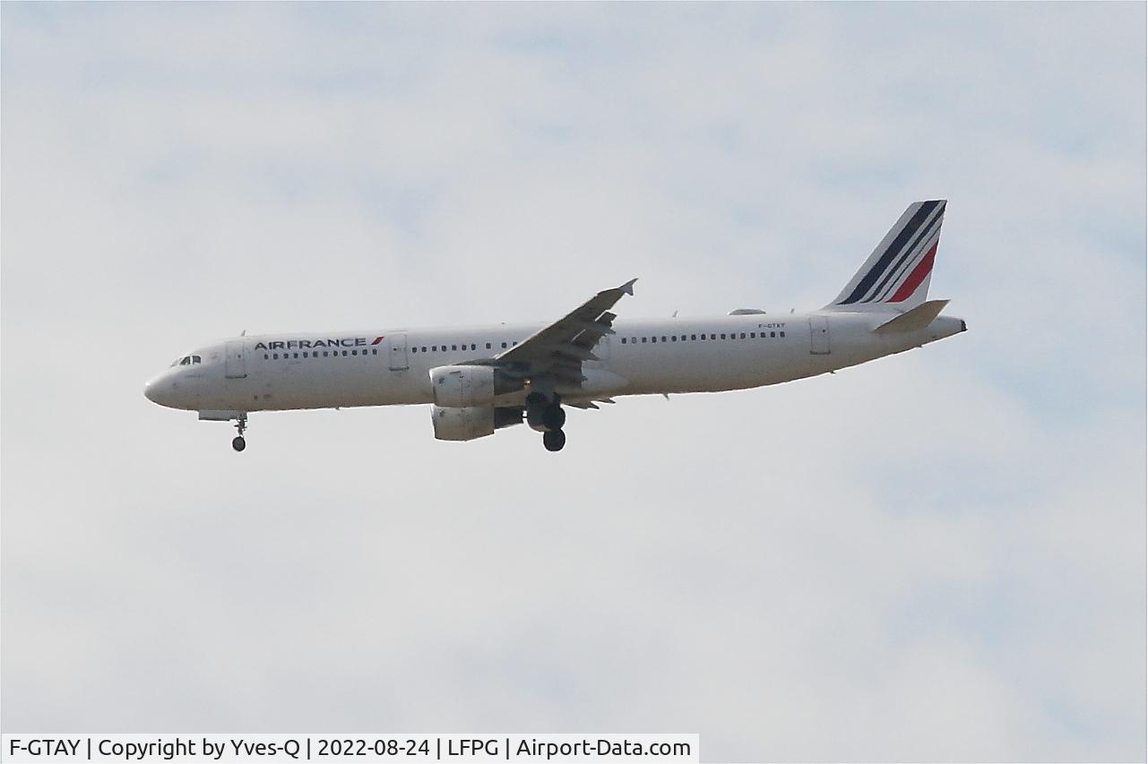 F-GTAY, 2010 Airbus A321-212 C/N 4251, Airbus A321-212, On final rwy 08R, Roissy Charles De Gaulle airport (LFPG-CDG)