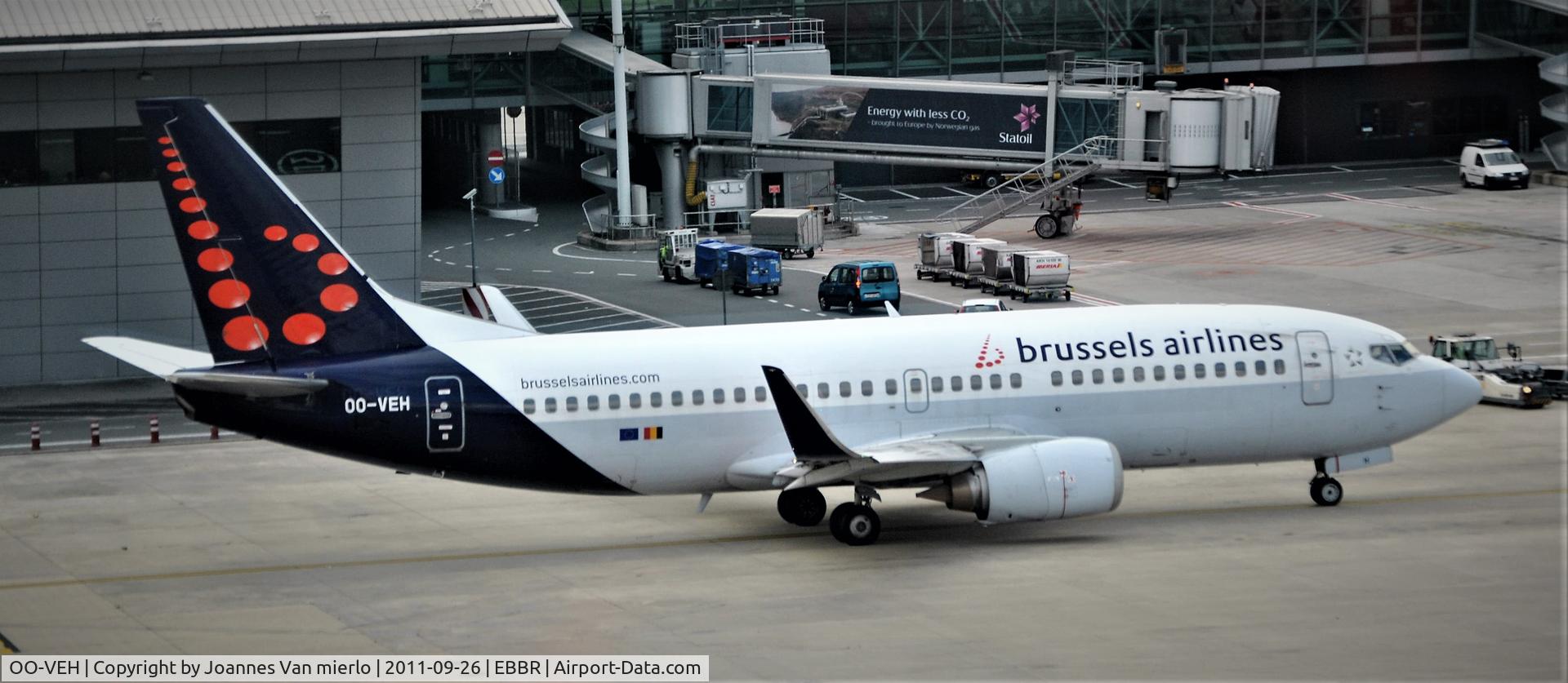 OO-VEH, 1998 Boeing 737-36N C/N 28571, Brussels