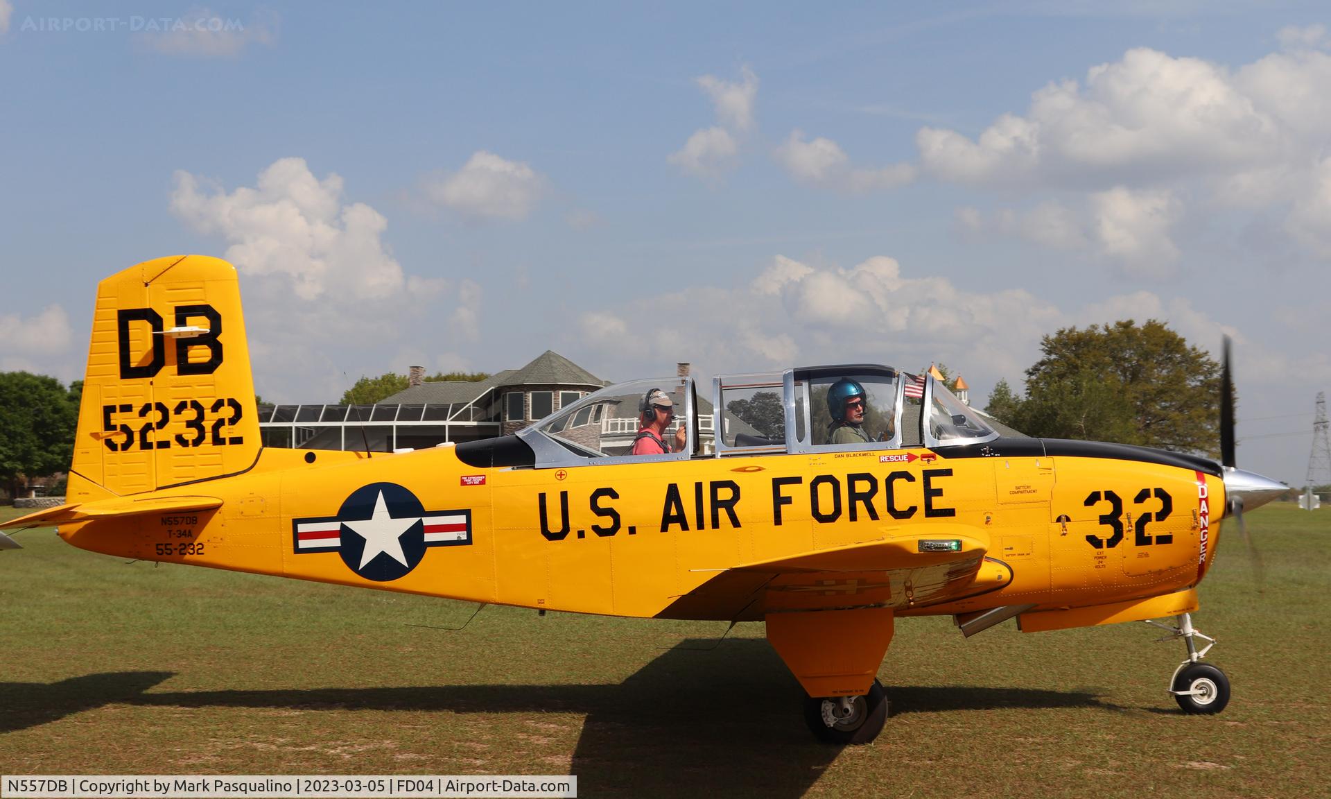 N557DB, 1955 Beech T-34A Mentor Mentor C/N G-789, Beech T-34A