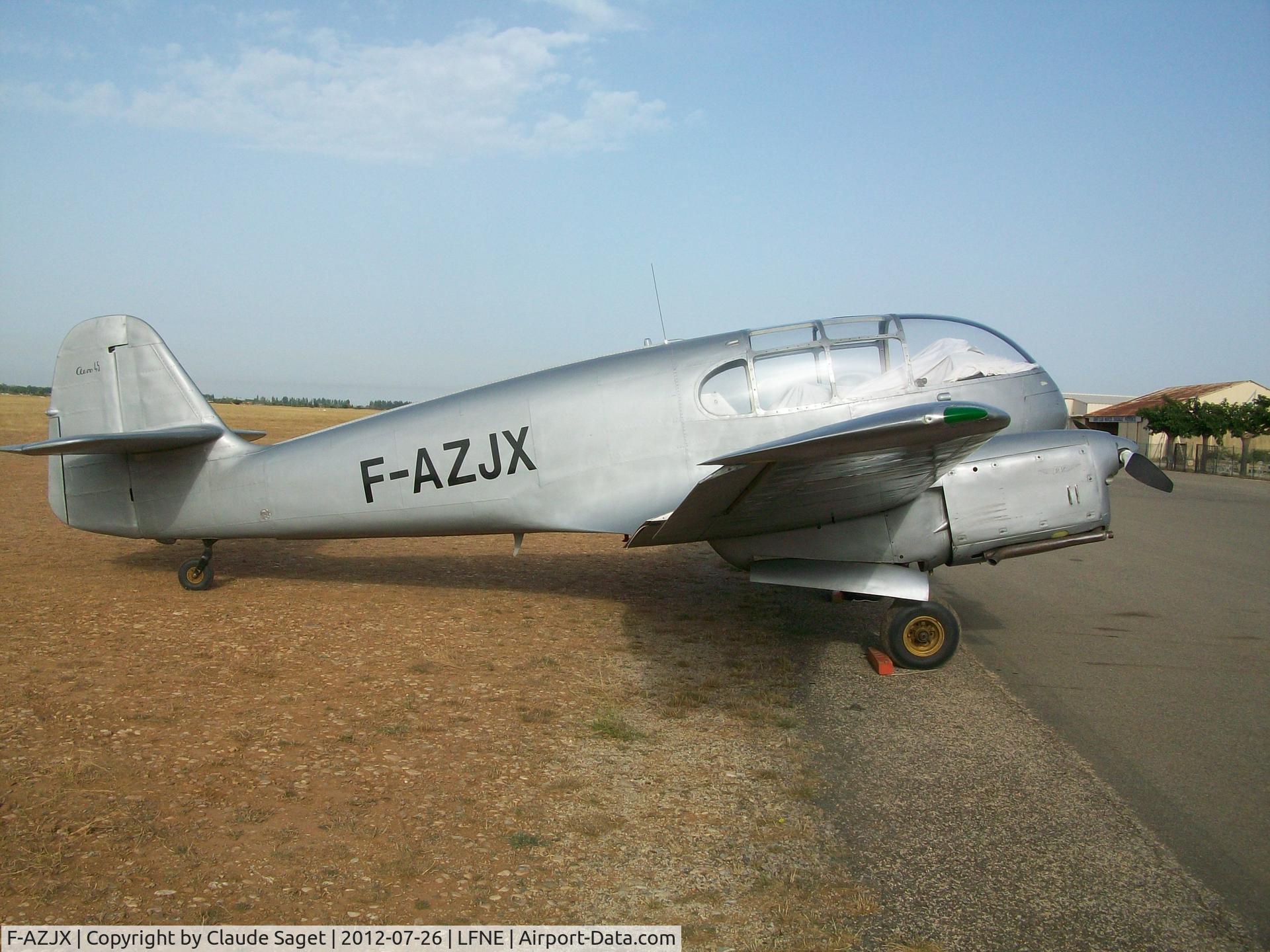 F-AZJX, 1949 Let Aero AE-45 C/N 4904, Pic taken at Eyguières after flight