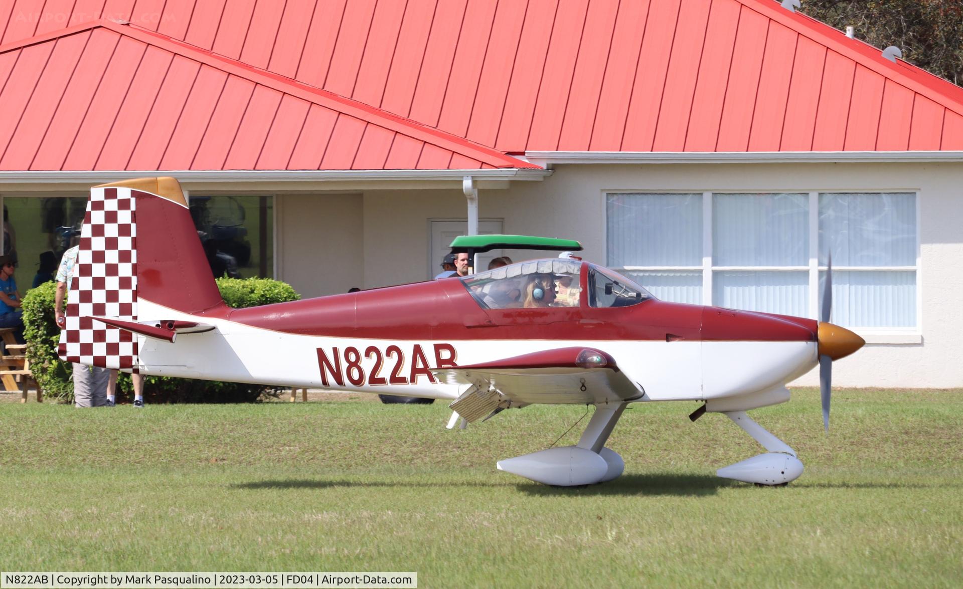 N822AB, 2014 Vans RV-9A C/N 91012, Vans RV-9A
