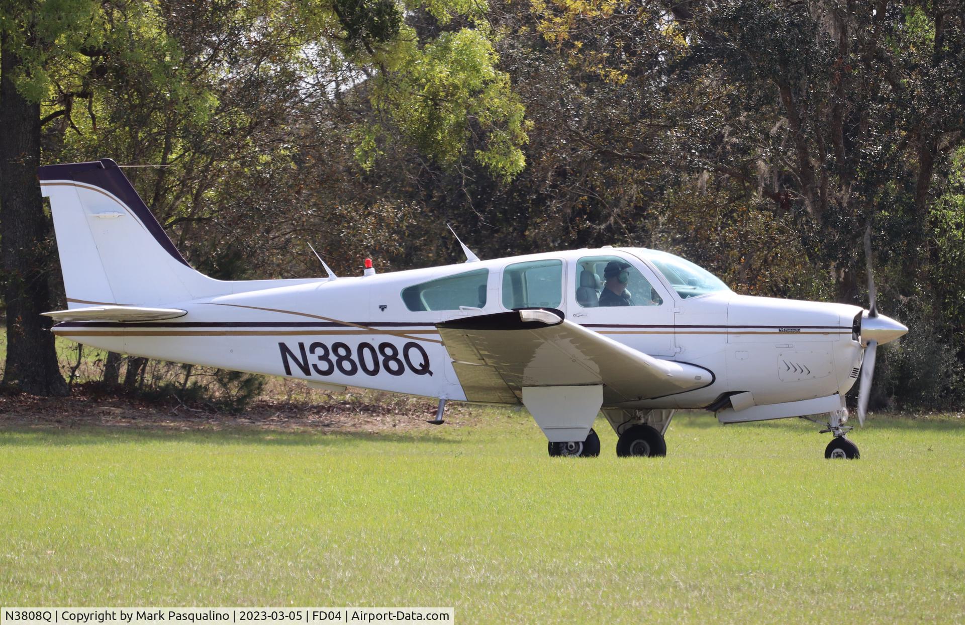 N3808Q, 1980 Beech F33A Bonanza C/N CE-936, Beech F33A