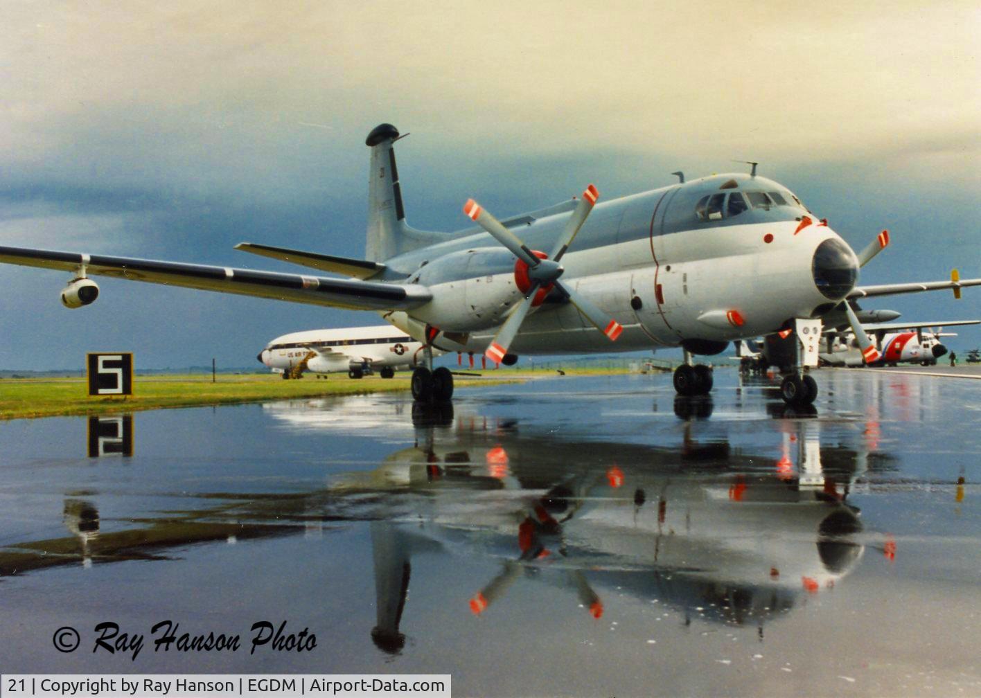 21, 1987 Let L-410UVP Turbolet C/N 871828, Photo taken in 1990 at the 50 Battle of Britain Airshow at Boscombe Down.