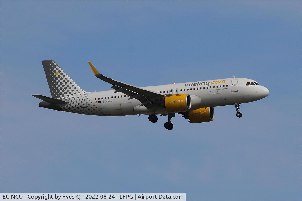 EC-NCU, 2019 Airbus A320-271N C/N 8885, Airbus A320-271N, On final rwy 09L, Roissy Charles De Gaulle airport (LFPG-CDG)
