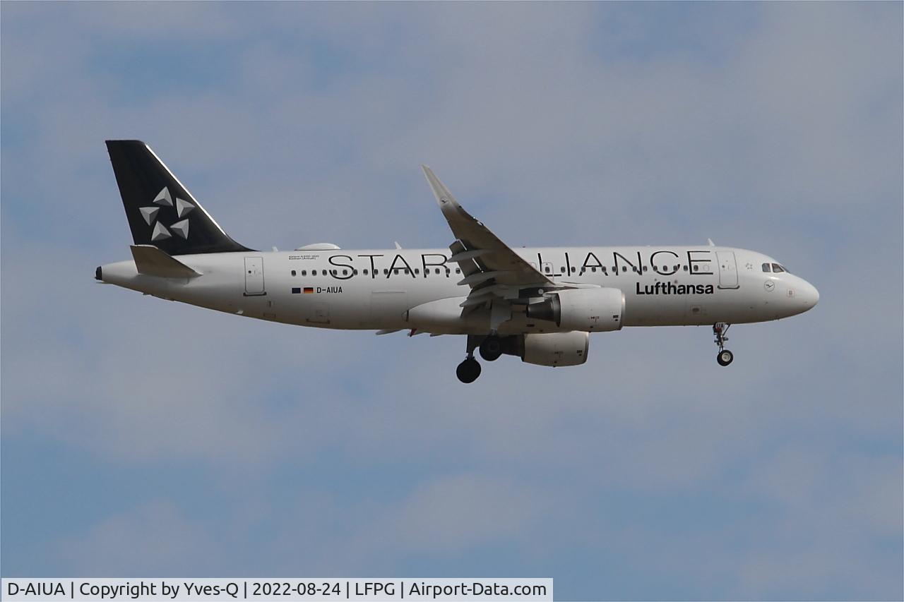 D-AIUA, 2013 Airbus A320-214 C/N 5935, Airbus A320-214, On final rwy 09L, Roissy Charles De Gaulle airport (LFPG-CDG)