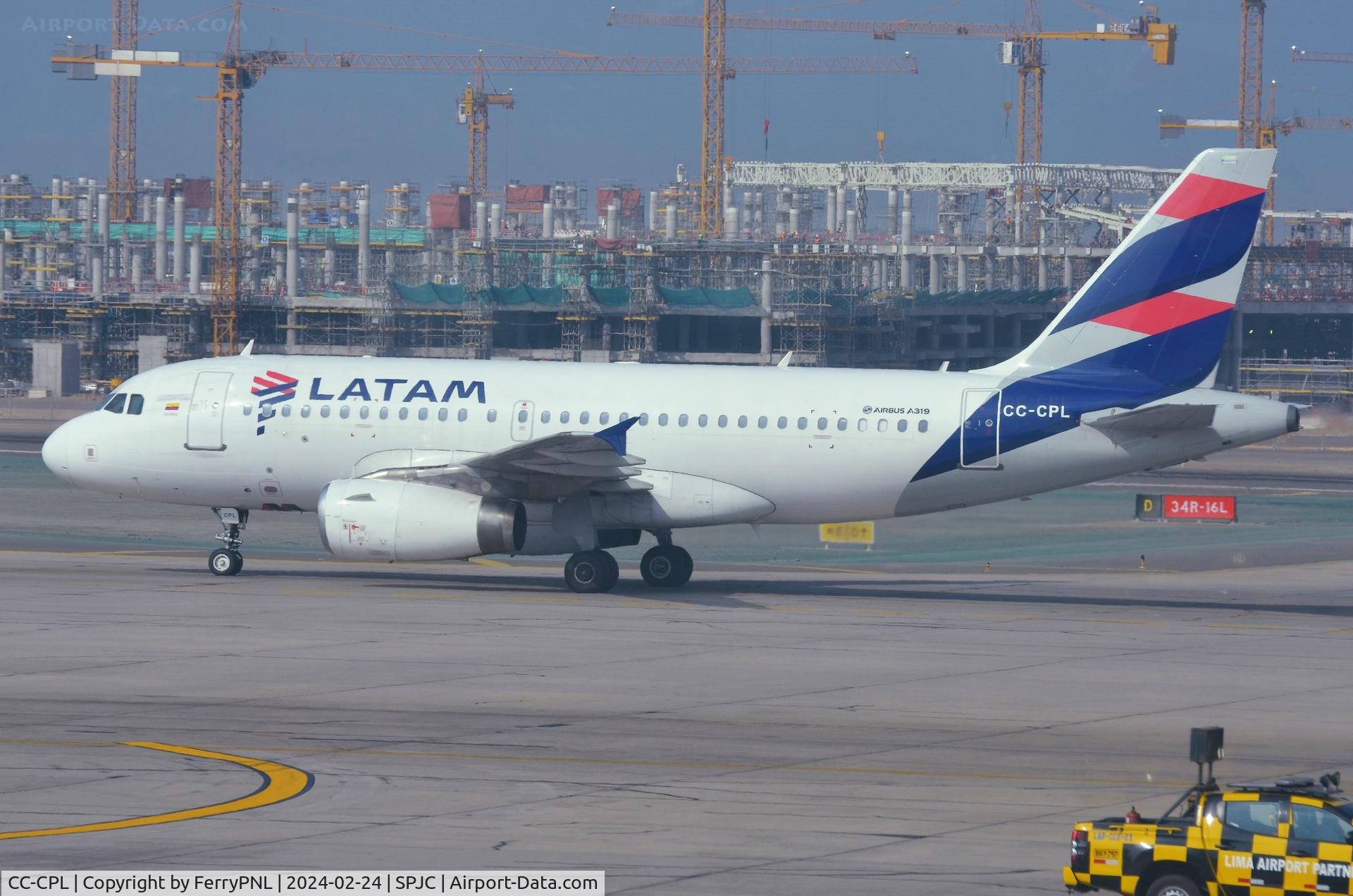 CC-CPL, 2006 Airbus A319-132 C/N 2858, Latam A319