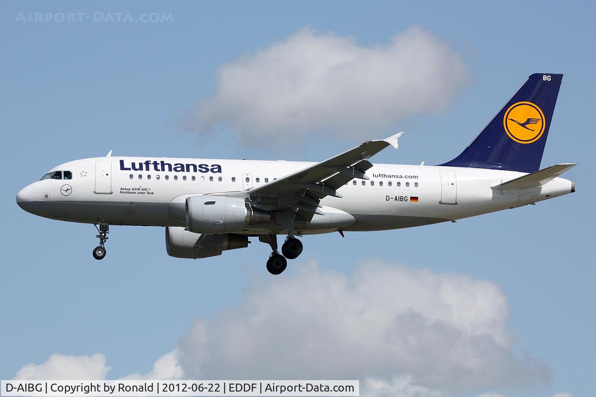 D-AIBG, 2011 Airbus A319-112 C/N 4841, at fra