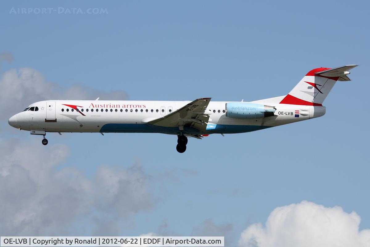 OE-LVB, 1994 Fokker 100 (F-28-0100) C/N 11502, at fra