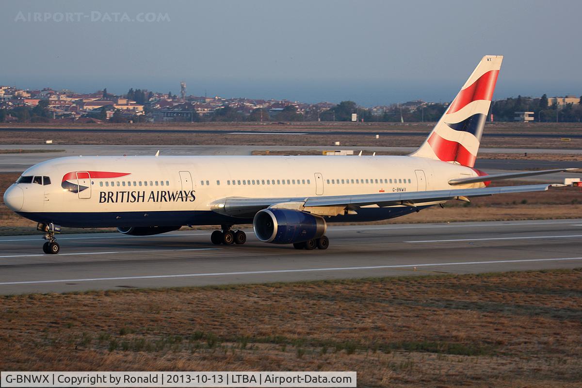 G-BNWX, 1994 Boeing 767-336 C/N 25832, at ist