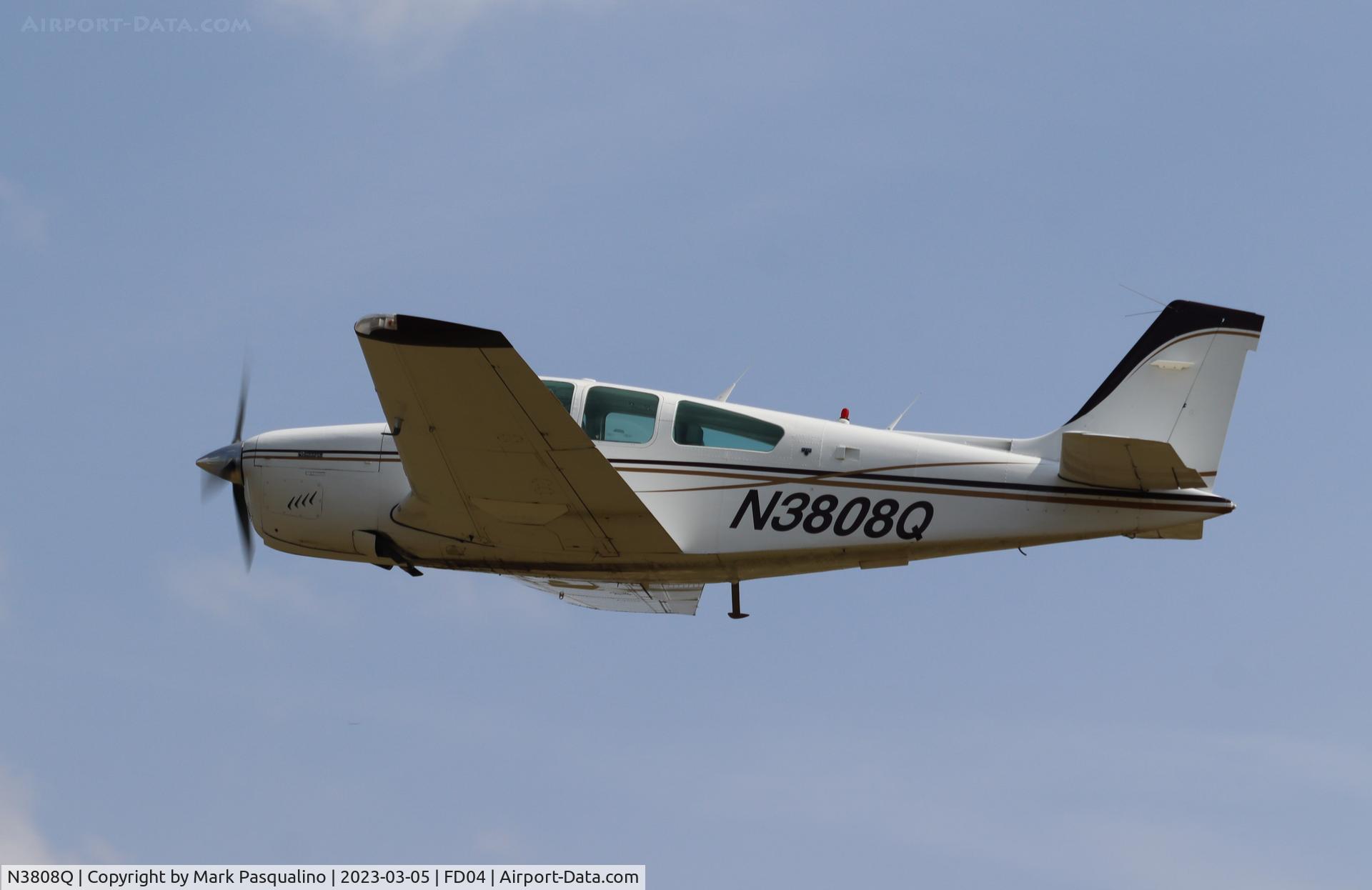 N3808Q, 1980 Beech F33A Bonanza C/N CE-936, Beech F33A