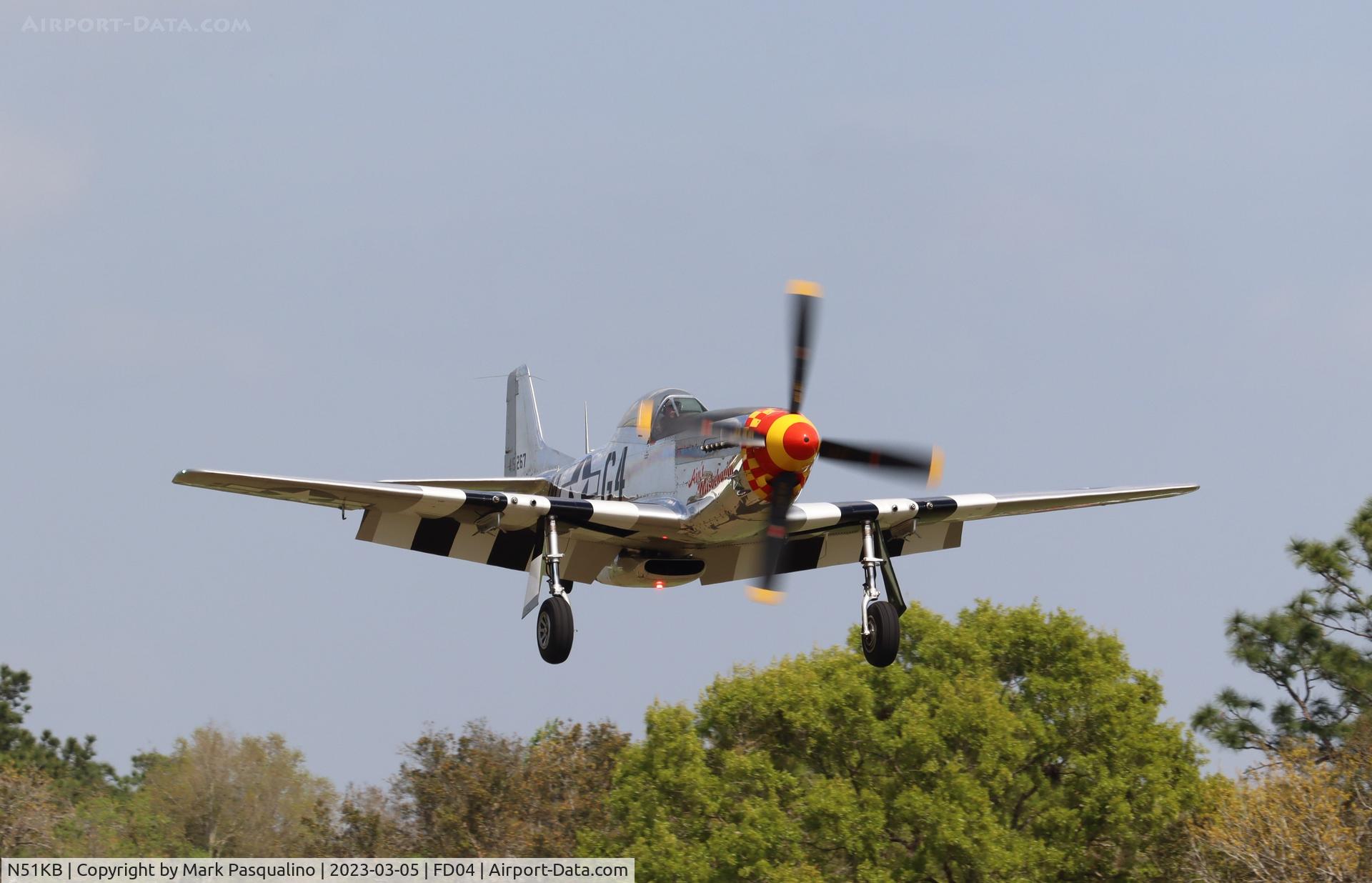 N51KB, 1961 North American F-51D Mustang C/N 44-74009, North American P51D