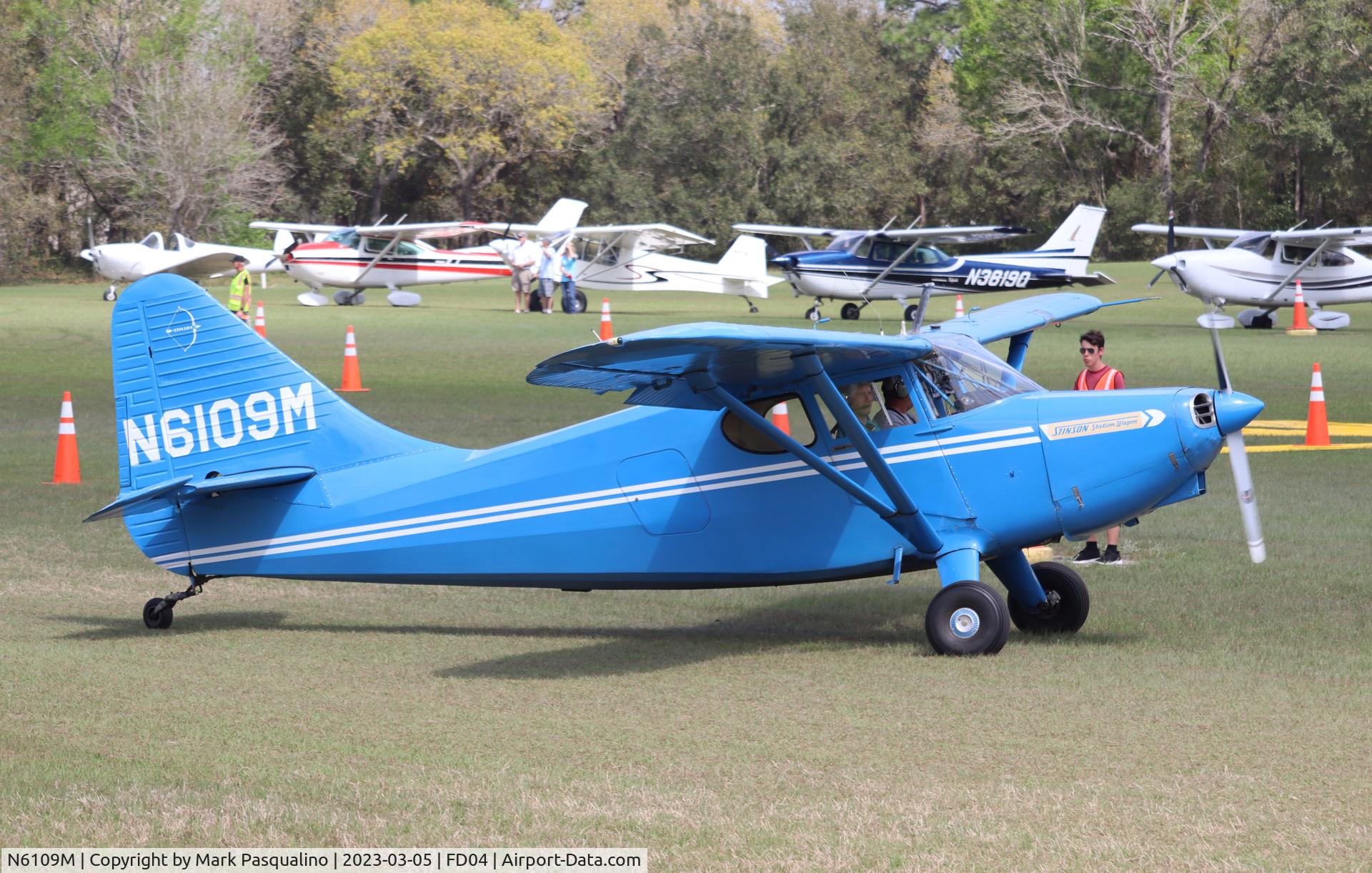 N6109M, 1947 Stinson 108-3 Voyager C/N 108-4109, Stinson 108-3