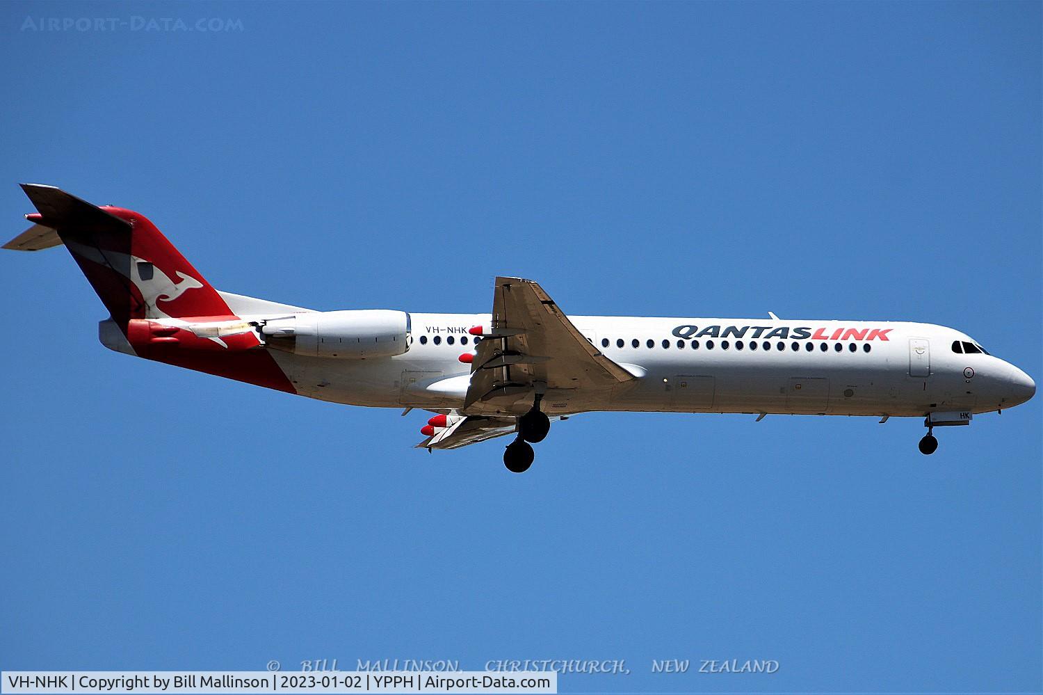 VH-NHK, 1993 Fokker 100 (F-28-0100) C/N 11465, NWK1601 from YPLM