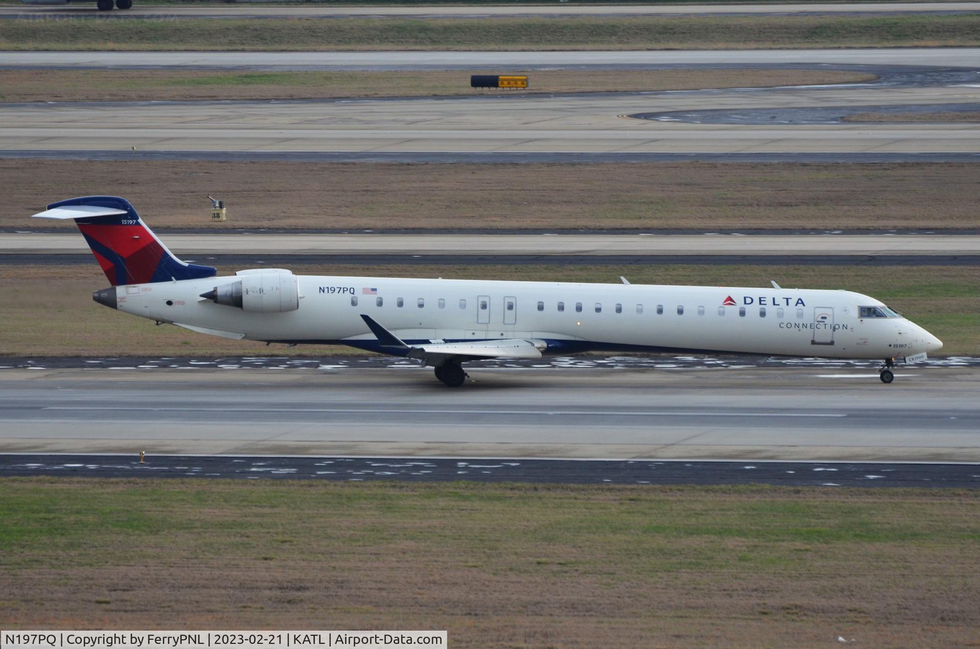 N197PQ, 2008 Bombardier CRJ-900ER (CL-600-2D24) C/N 15197, Delta Connection CL900LR
