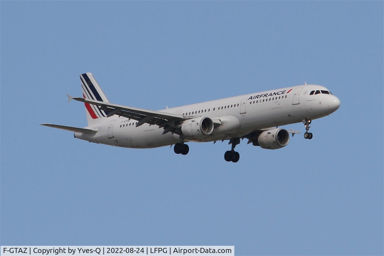 F-GTAZ, 2011 Airbus A321-212 C/N 4901, Airbus A321-212, Short approach rwy 09L, Roissy Charles De Gaulle airport (LFPG-CDG)