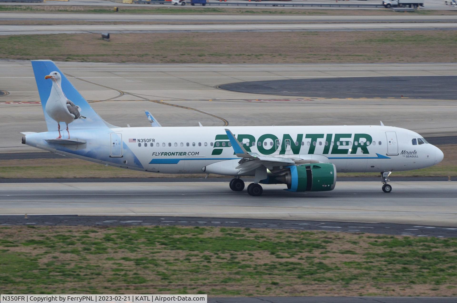 N350FR, 2019 Airbus A320-251N C/N 8857, Frontier A320N