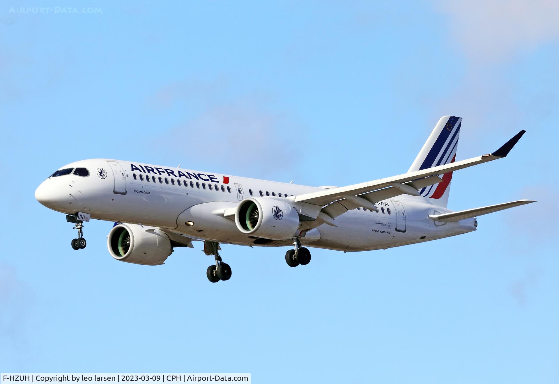 F-HZUH, 2022 Airbus A220-300 C/N 55157, Copenhagen9,3,2023