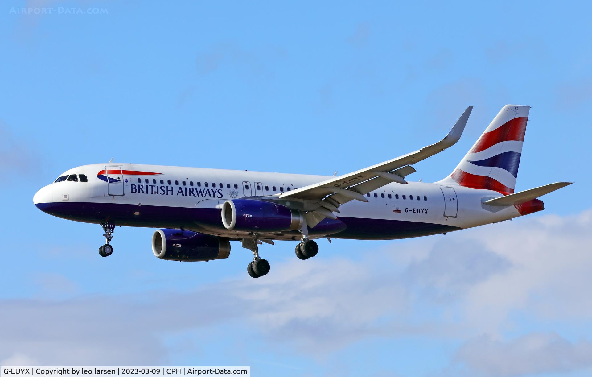 G-EUYX, 2014 Airbus A320-232 C/N 6155, Copenhagen 9.3.2023