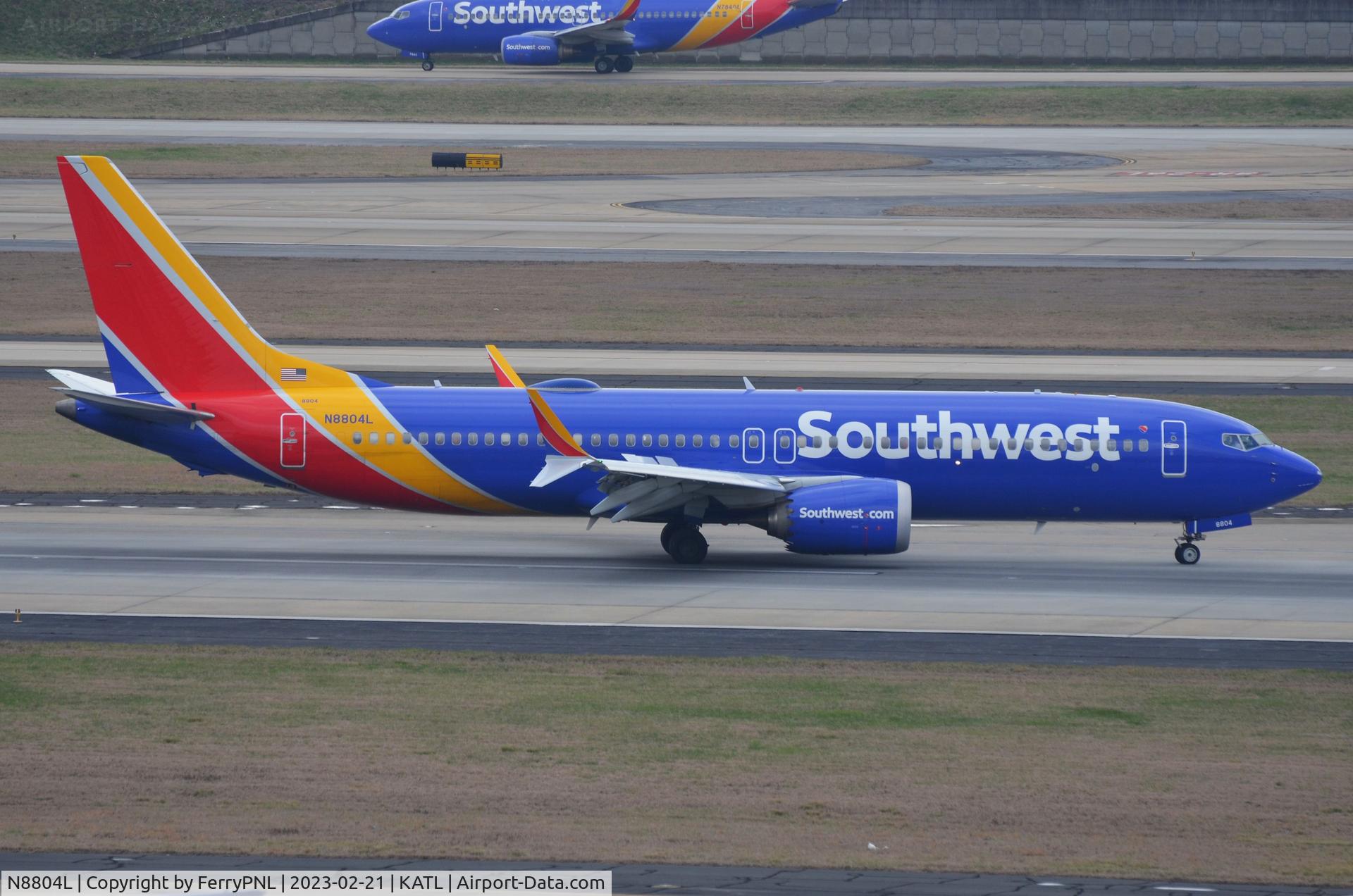 N8804L, 2019 Boeing 737-8 MAX C/N 42637, Arrival of Southwest B738M