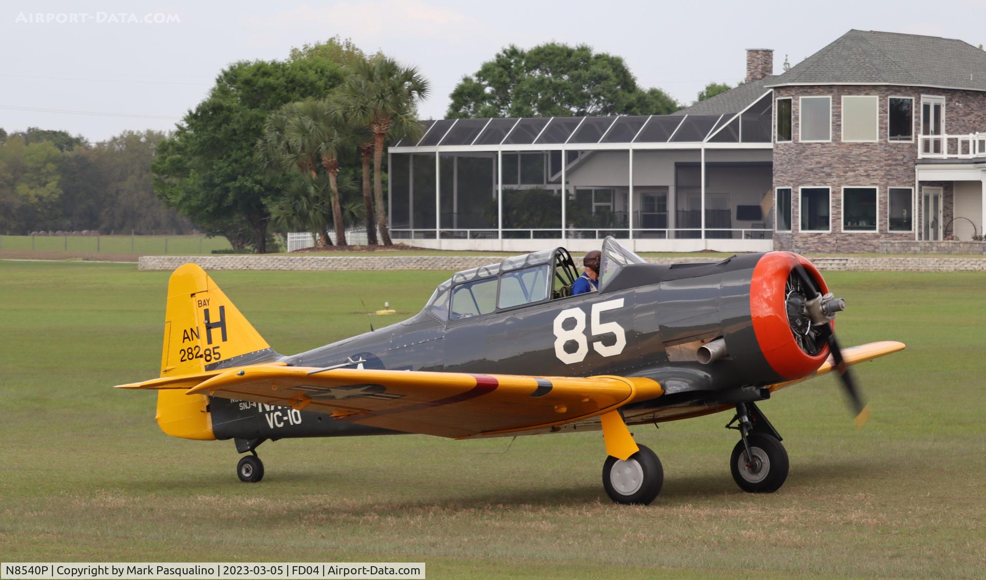 N8540P, 1942 North American AT-6D Texan C/N 42-81646-1, North American AT-6D