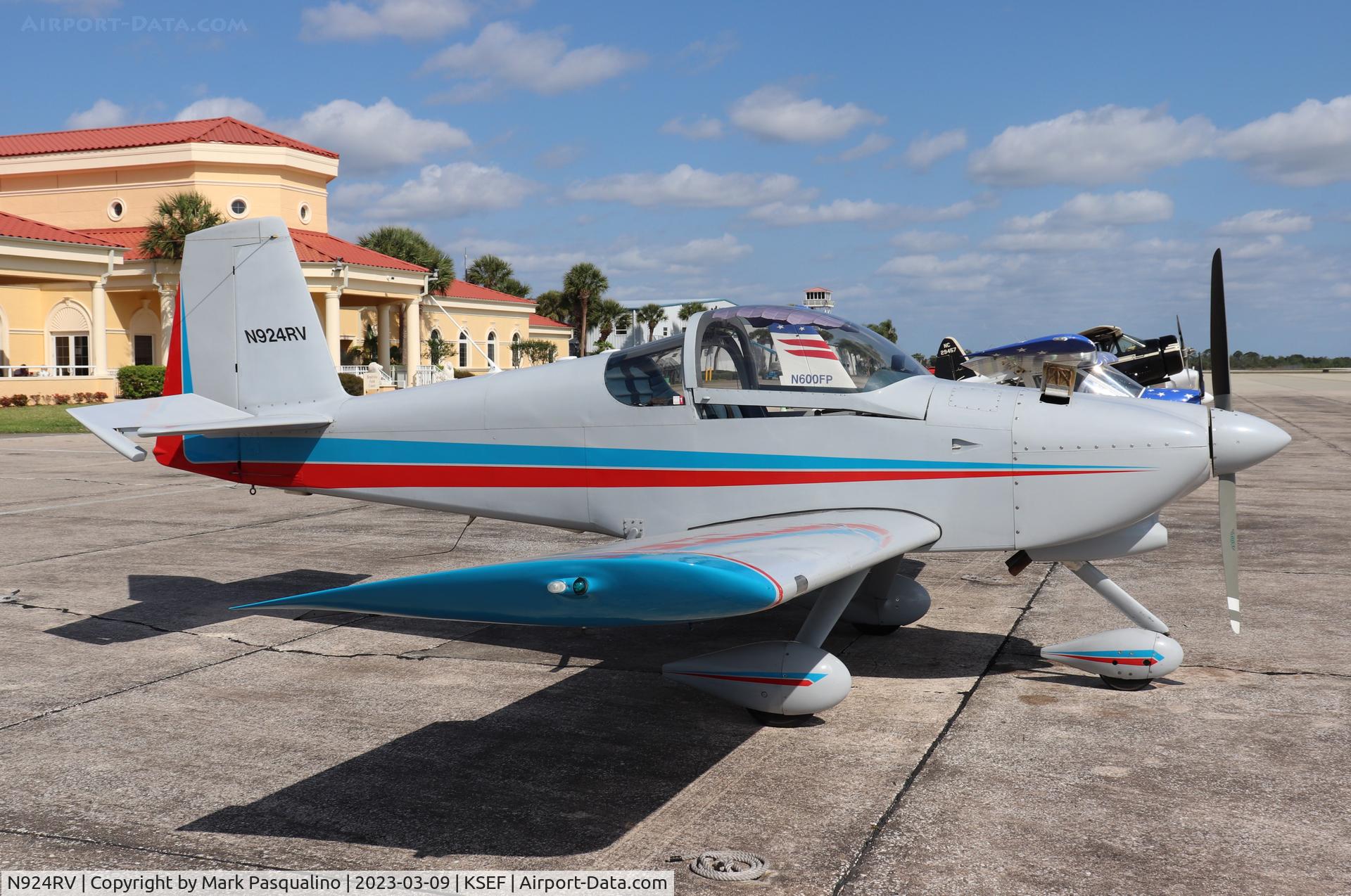N924RV, Van's RV-7A C/N 71291, Vans RV-7A