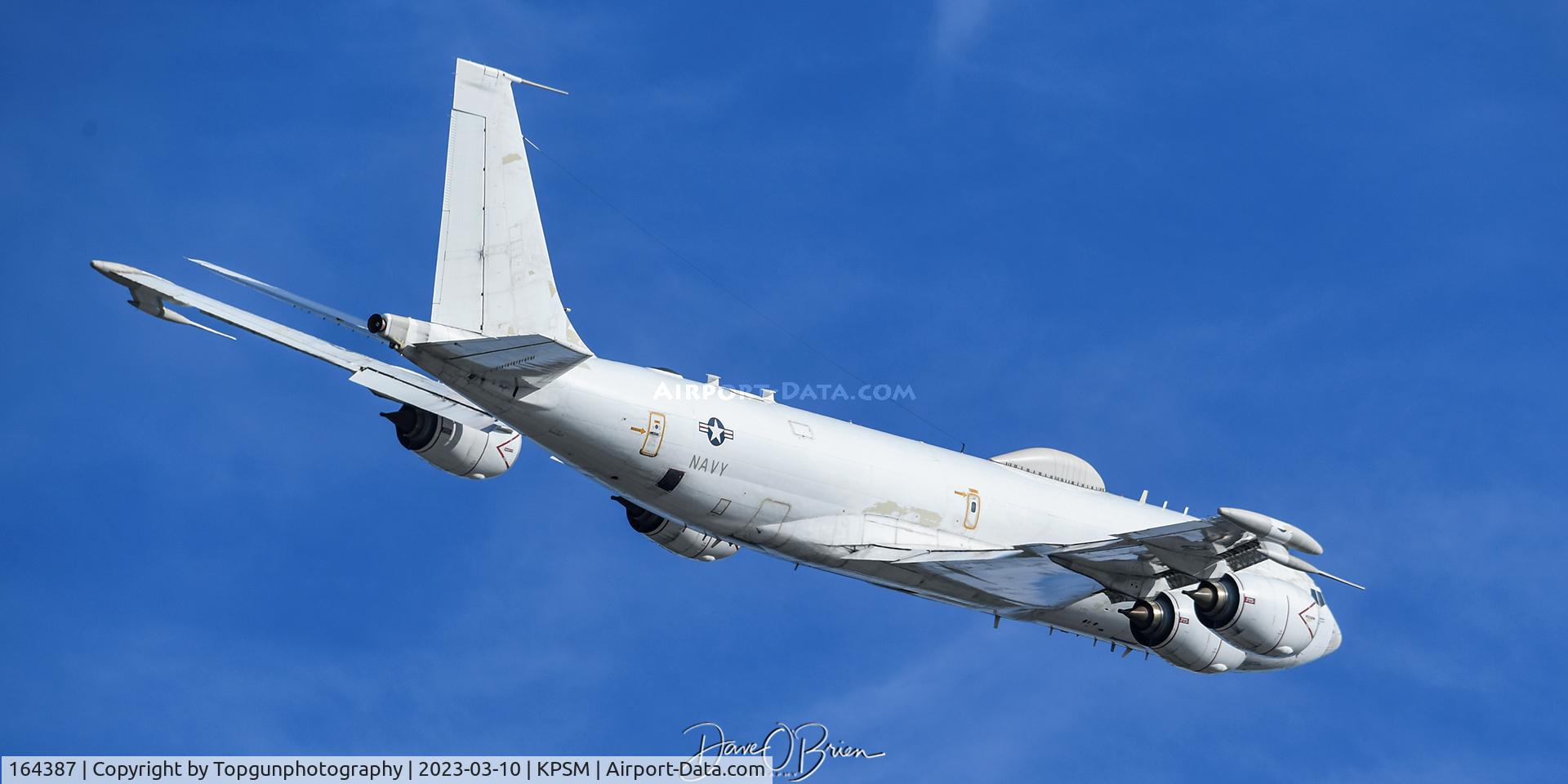 164387, 1990 Boeing E-6B Mercury C/N 24500, THORN55 heading back to Pax River