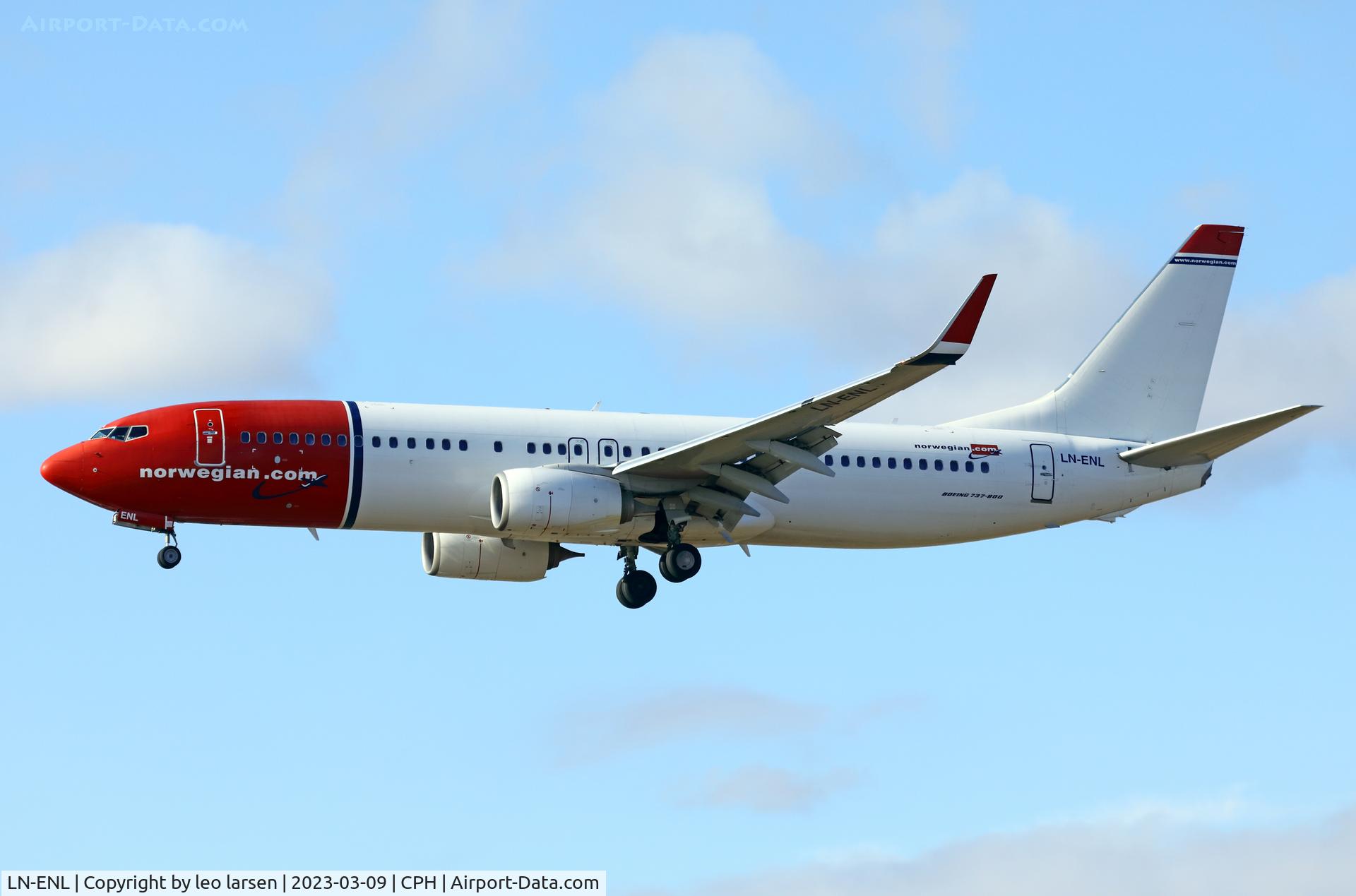 LN-ENL, 2016 Boeing 737-8JP C/N 41148, Copenhagen 9.3.2023