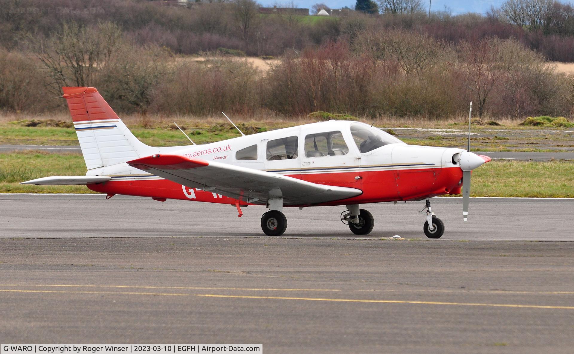 G-WARO, 1997 Piper PA-28-161 Cherokee Warrior III C/N 28-42015, Visiting Warrior III.