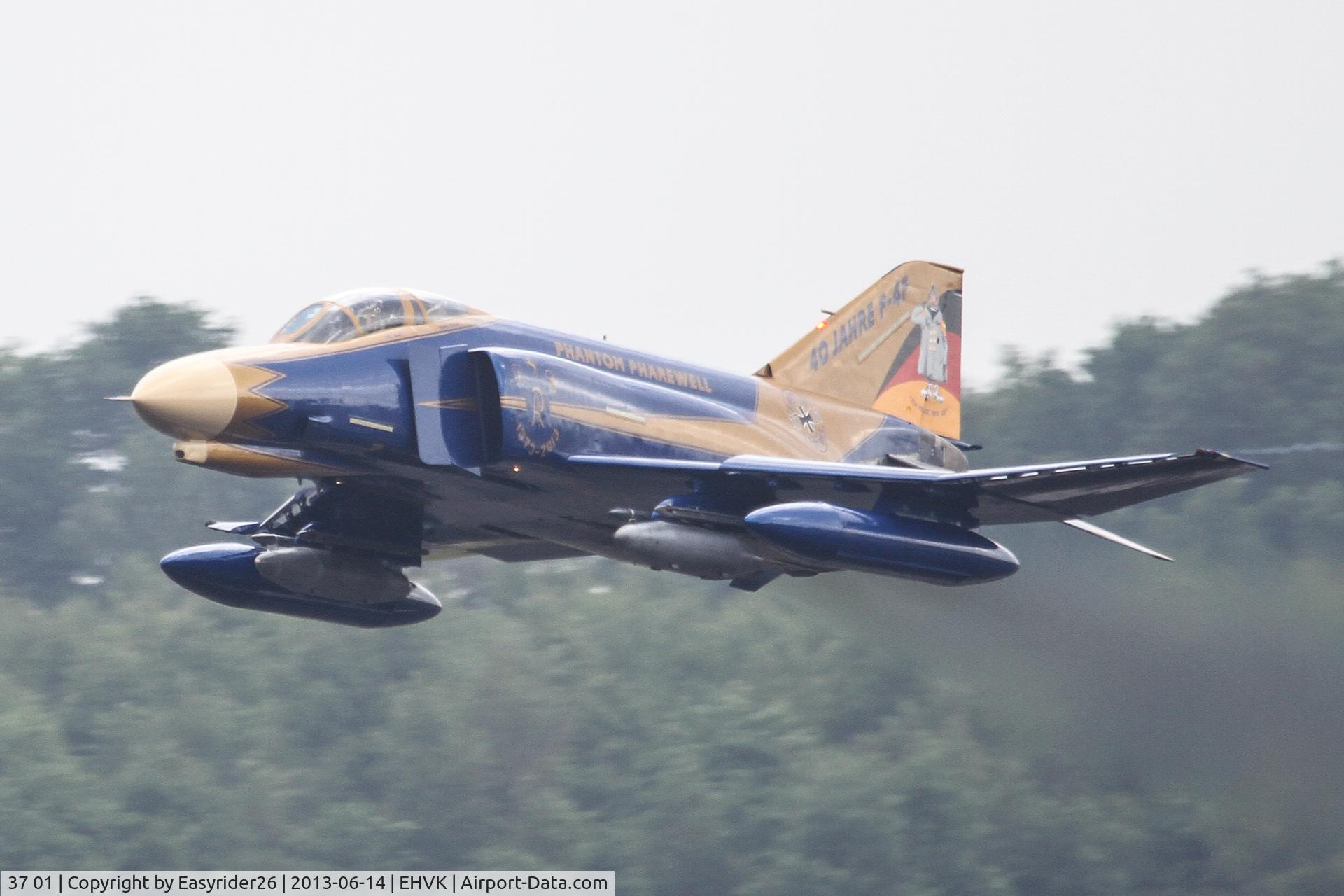 37 01, 1972 McDonnell Douglas F-4F Phantom II C/N 4330, Volkel Airbase EHVK