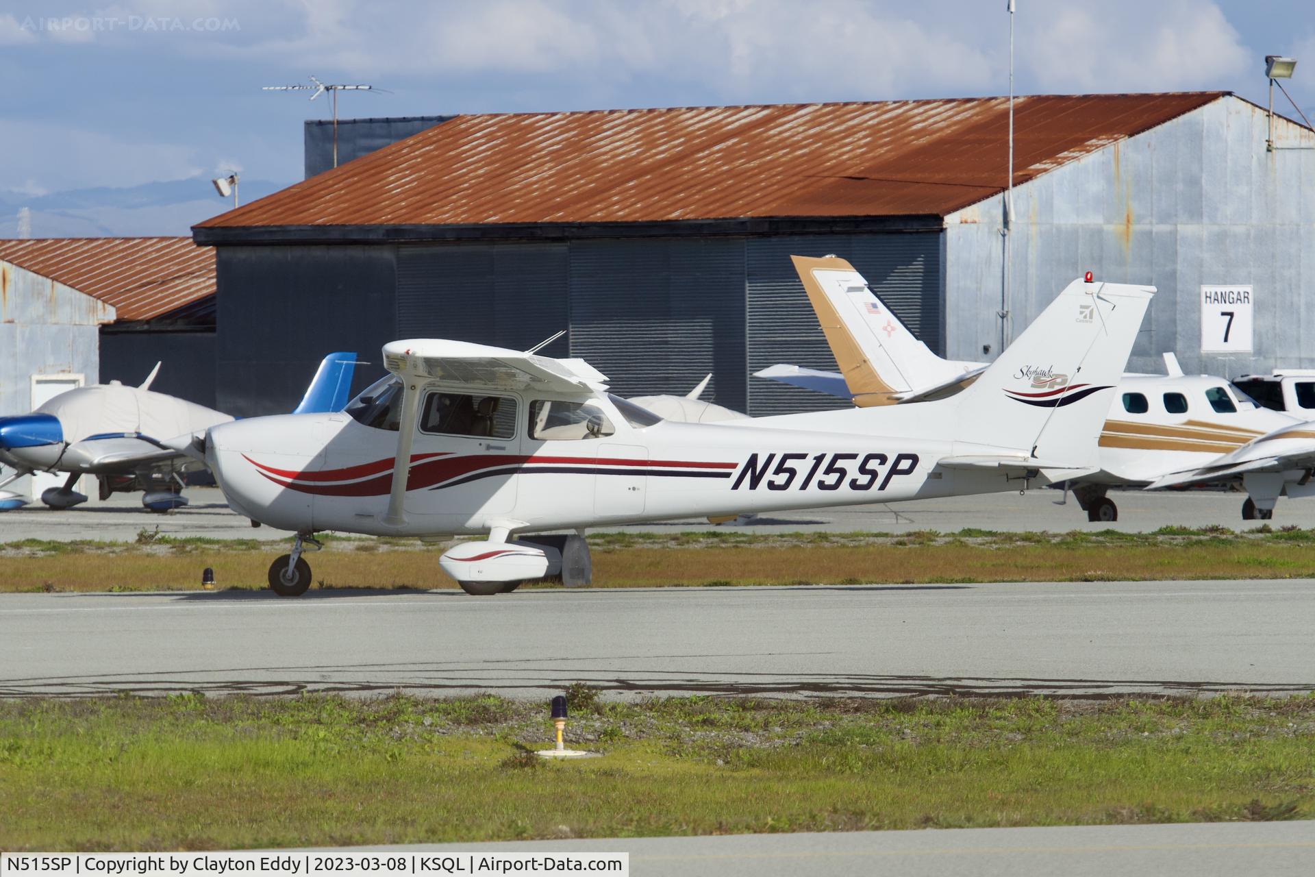N515SP, 2000 Cessna 172S C/N 172S8374, San Carlos Airport in California 2023.