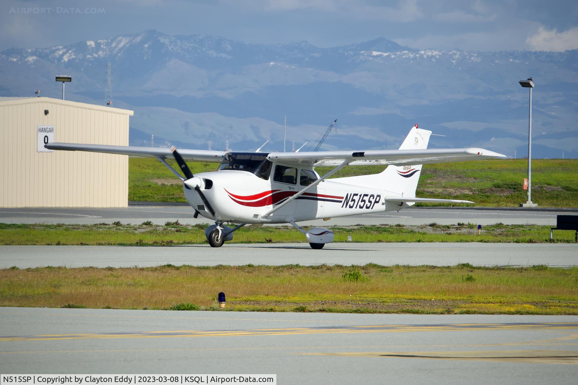 N515SP, 2000 Cessna 172S C/N 172S8374, San Carlos Airport in California 2023.