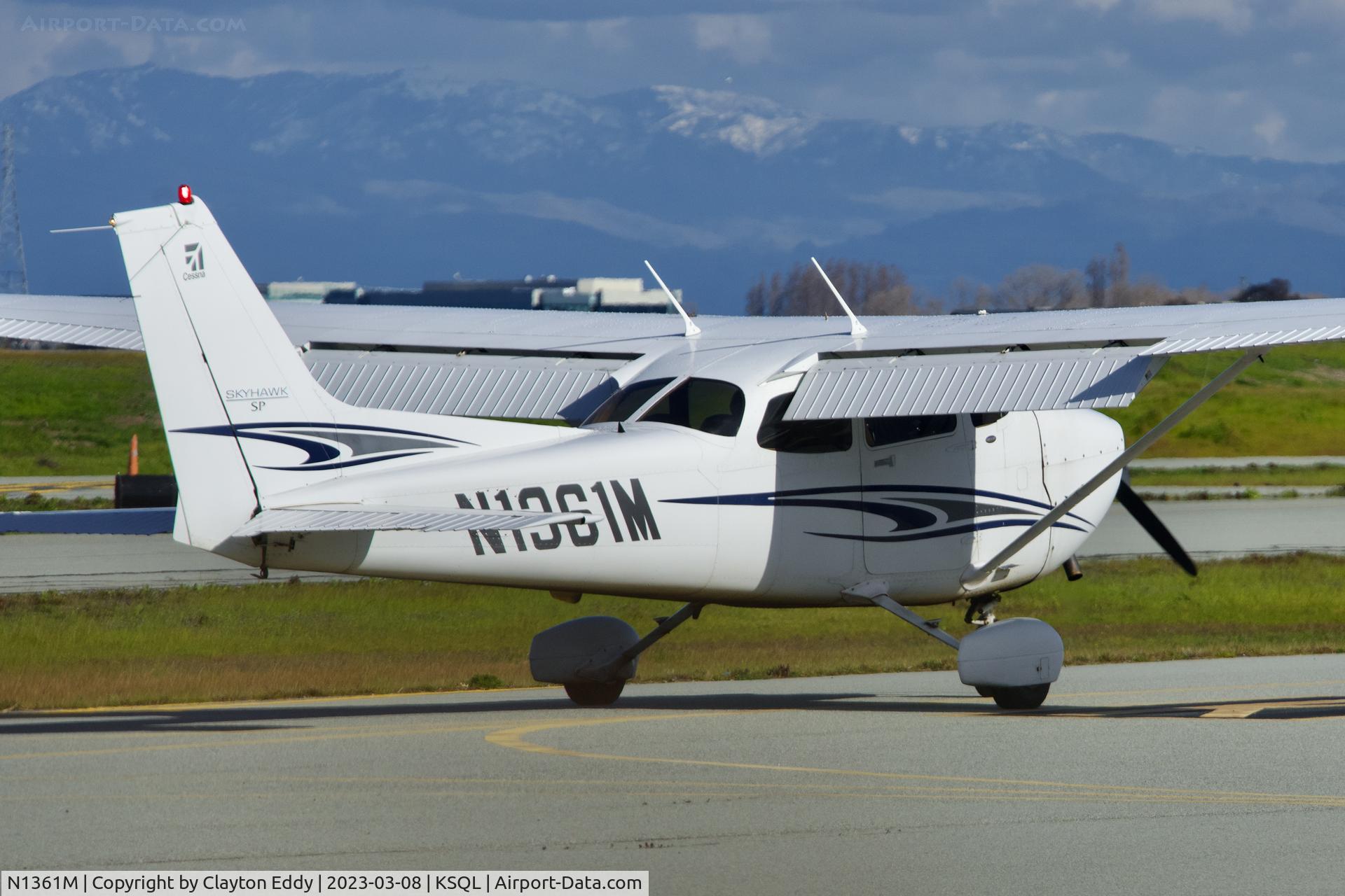 N1361M, 2005 Cessna 172S Skyhawk SP C/N 172S9842, San Carlos Airport in California 2023.