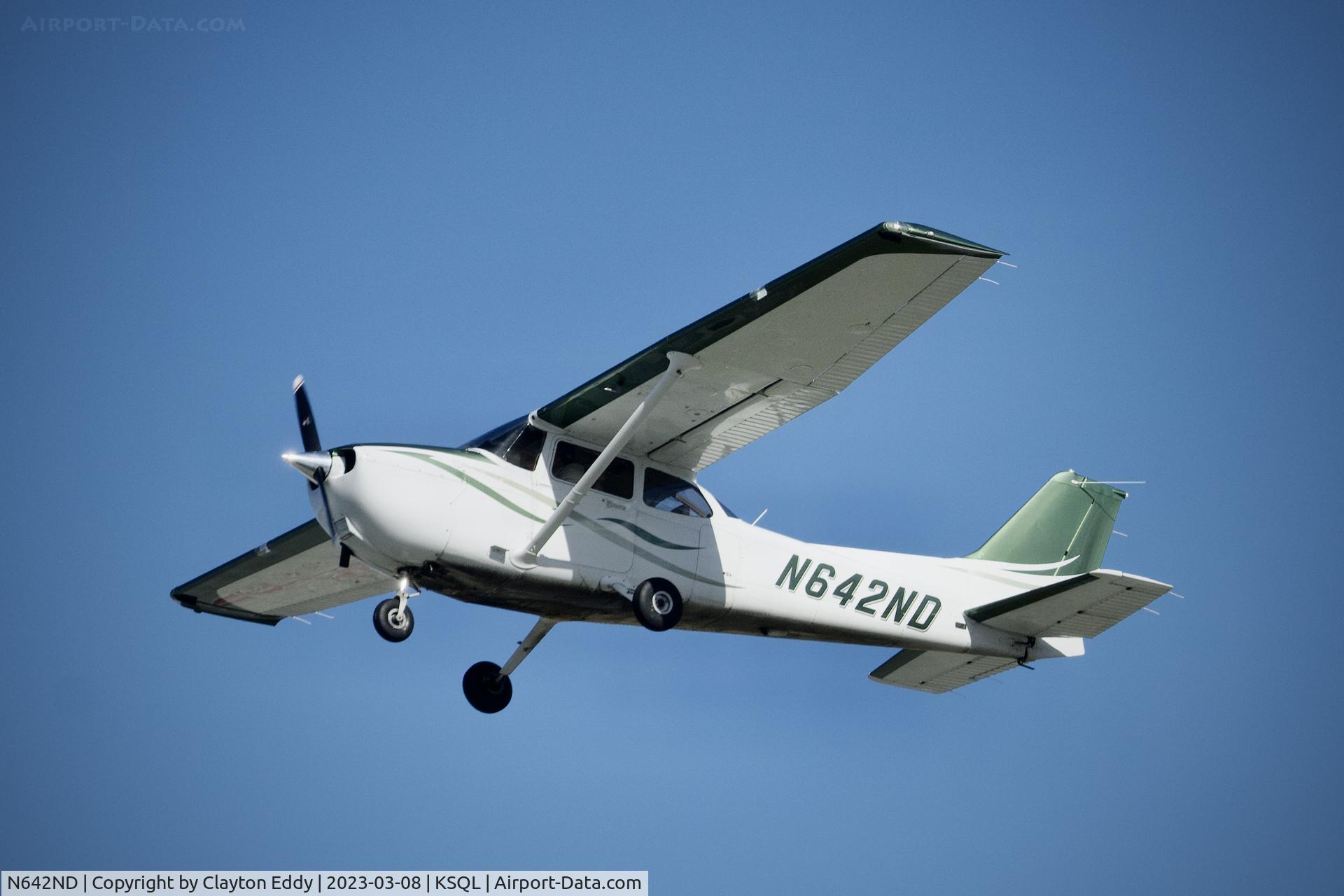 N642ND, 2015 Cessna 172S C/N 172S11616, San Carlos Airport in California 2023.