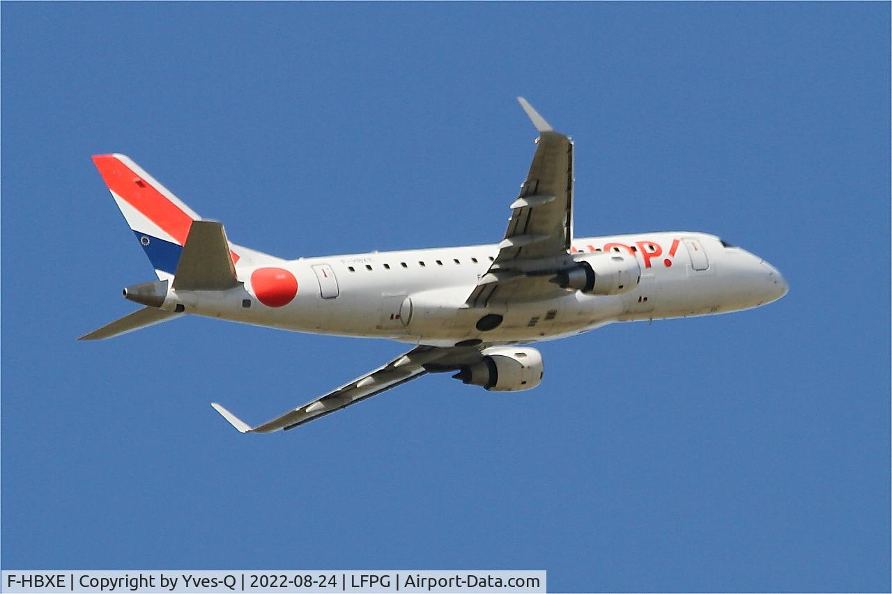 F-HBXE, 2009 Embraer 170ST (ERJ-170-100ST) C/N 17000286, Embraer 170ST, Climbing from rwy 09R, Roissy Charles De Gaulle airport (LFPG-CDG)