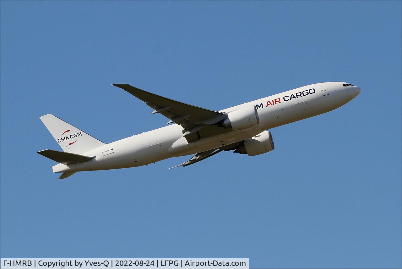 F-HMRB, 2022 Boeing 777-F C/N 67460, Boeing 777-F, Take off rwy 08L, Roissy Charles De Gaulle airport (LFPG-CDG)