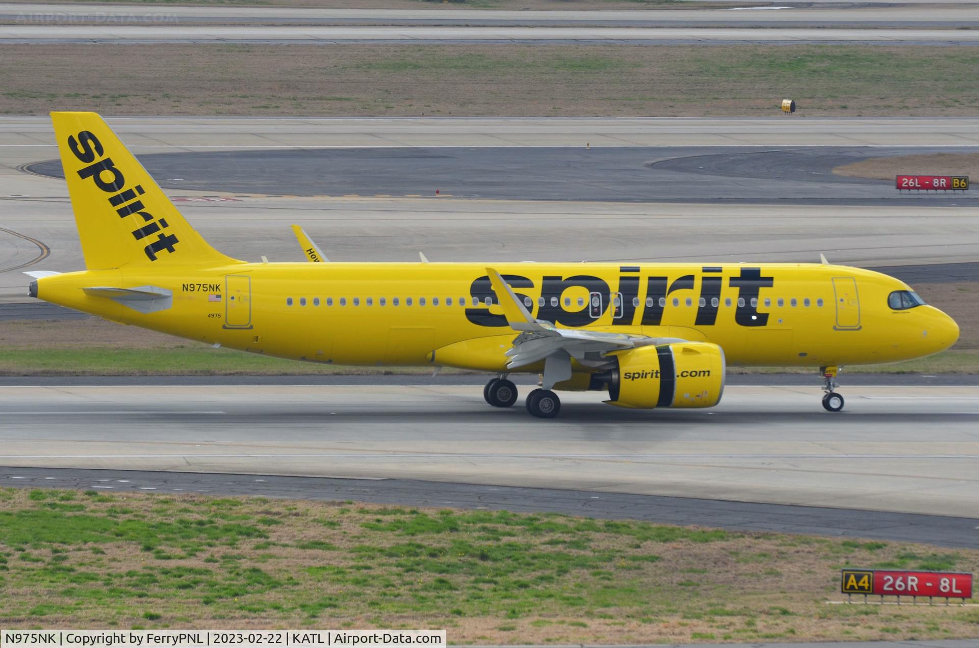 N975NK, 2023 Airbus A320-271N C/N 11295, Arrival of new Spirit A320N delivered 4 weeks before this sighting