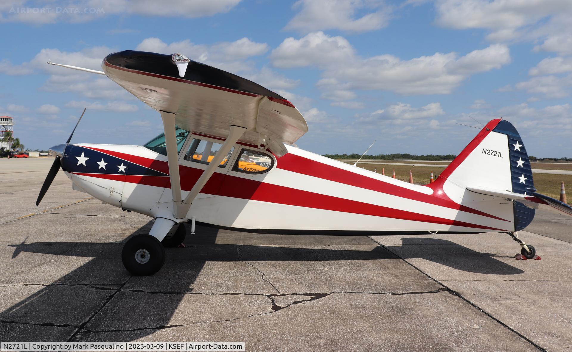 N2721L, 1947 Stinson 108-2 Voyager C/N 108-2721, Stinson 108-2