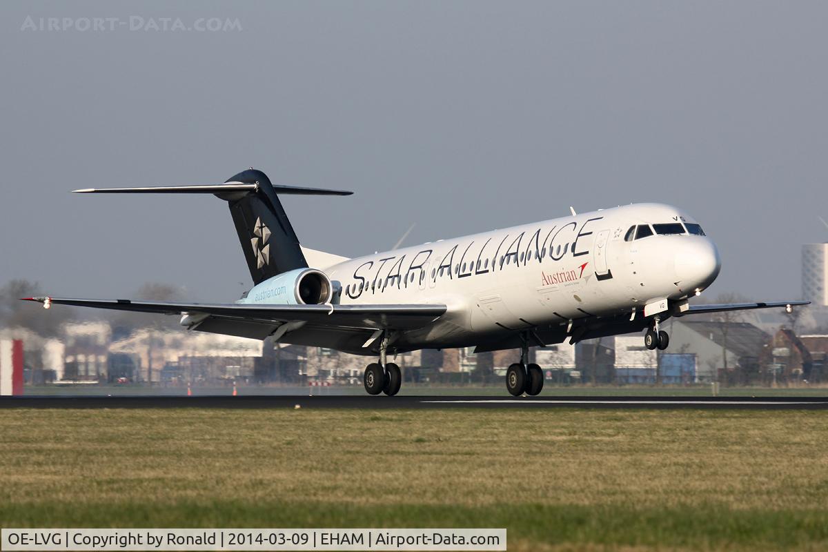 OE-LVG, 1994 Fokker 100 (F-28-0100) C/N 11520, at spl
