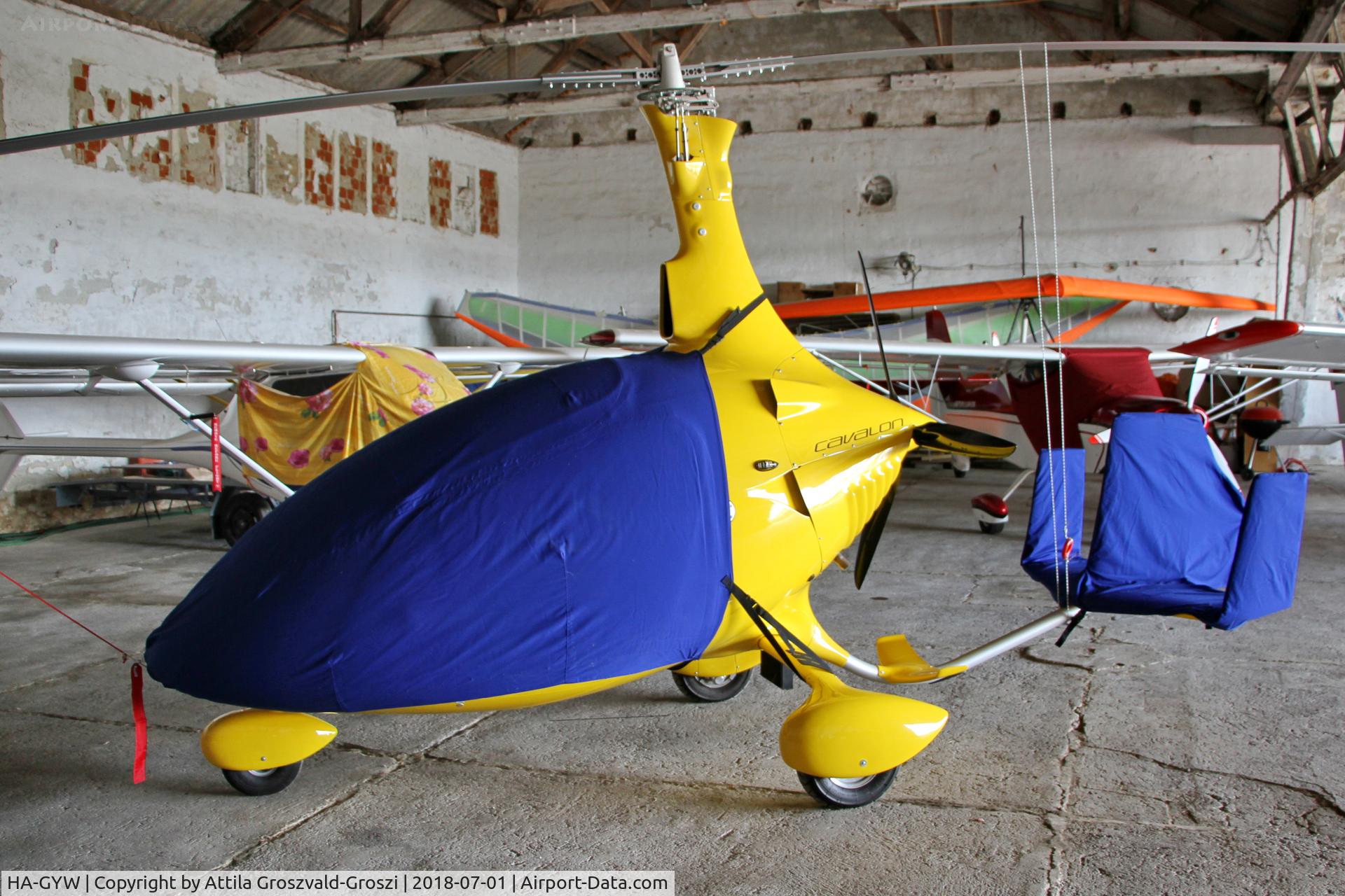 HA-GYW, 2015 AutoGyro Cavalon C/N V00188, Balatonfökajár Airport, Hungary