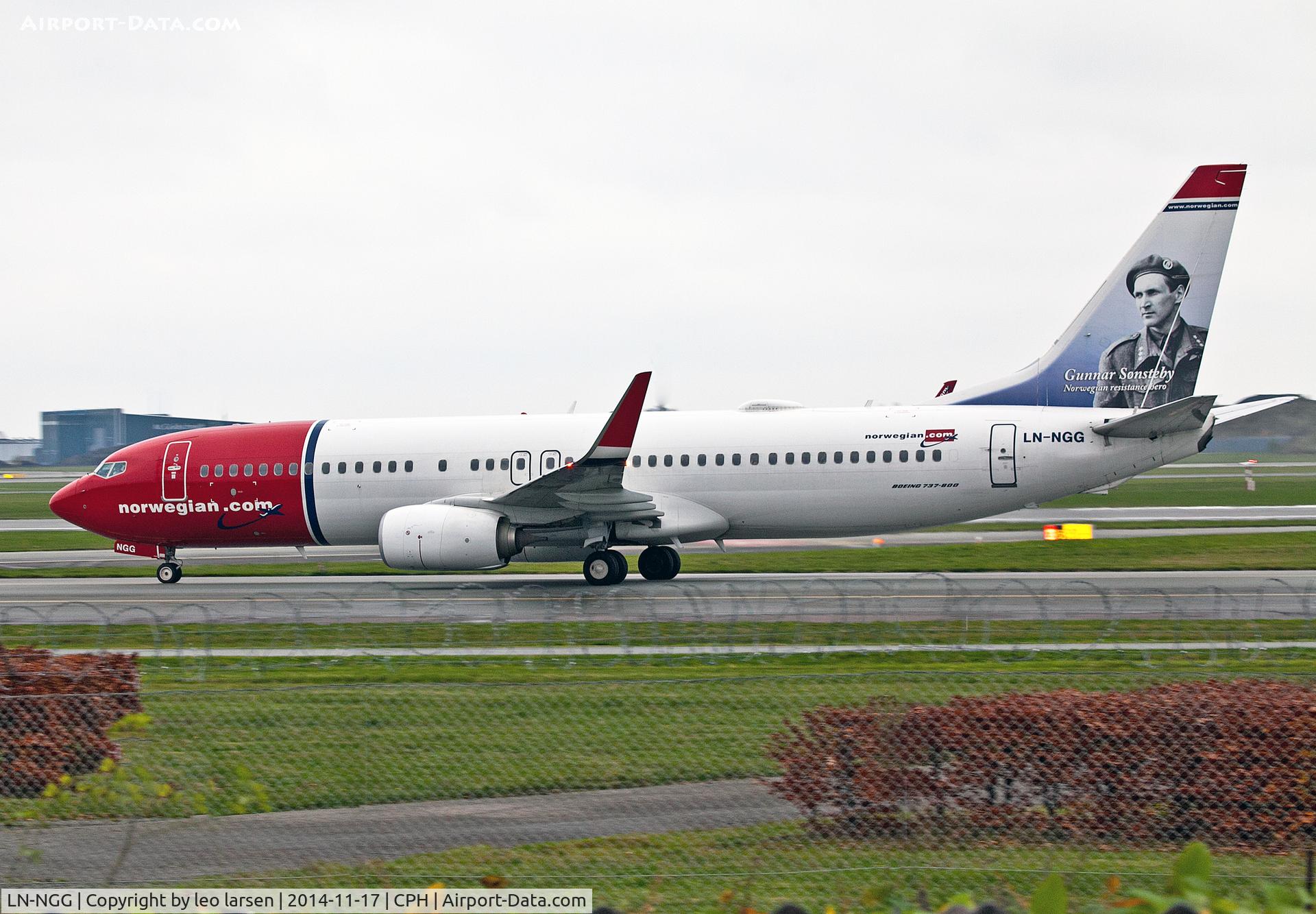 LN-NGG, 2012 Boeing 737-8JP C/N 39018, Copenhagen 17.11.2014