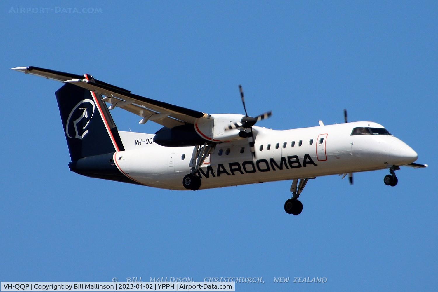 VH-QQP, 1990 De Havilland Canada DHC-8-311 Dash 8 C/N 232, Finals to 21 from YJAM