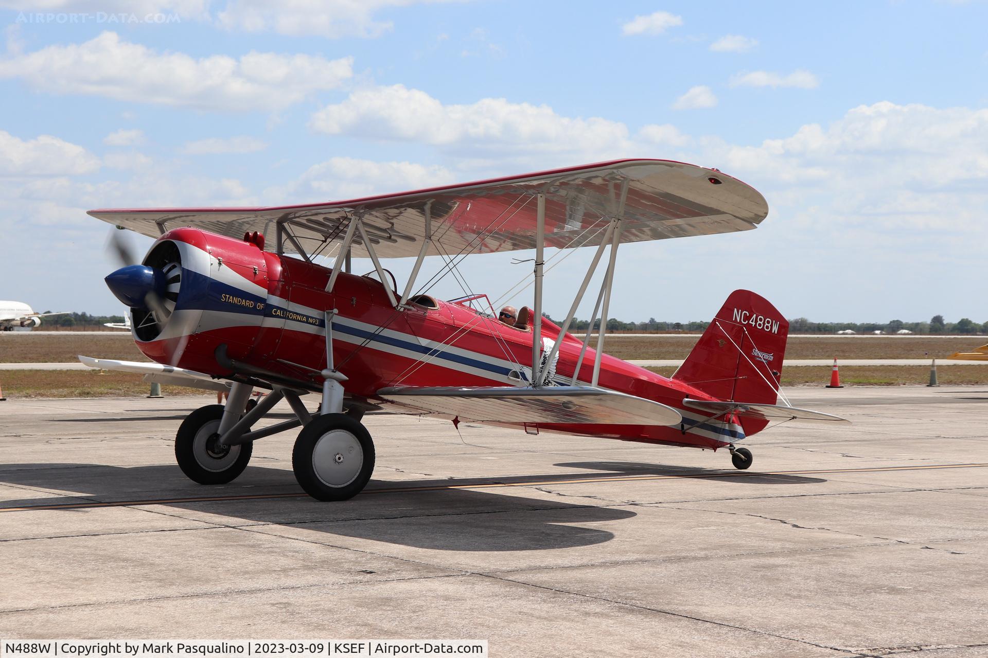 N488W, Stearman 4-CM-1 Senior Speedmail C/N 4036, Stearman 4-CM-1 Senior Speedmail