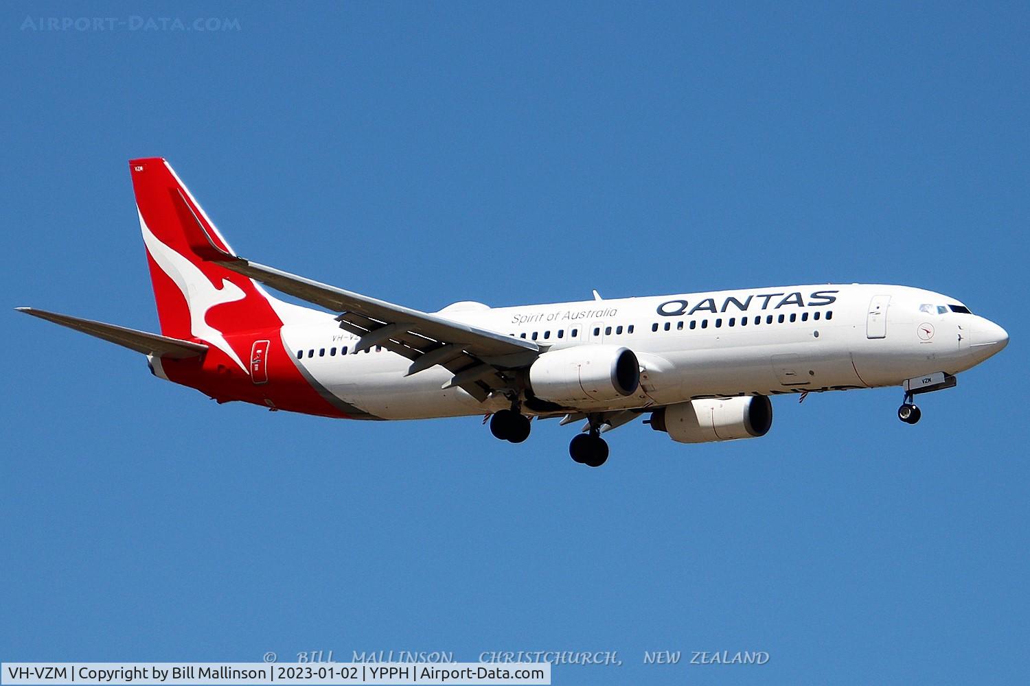 VH-VZM, 2011 Boeing 737-838 C/N 34192, QF647 from SYD
