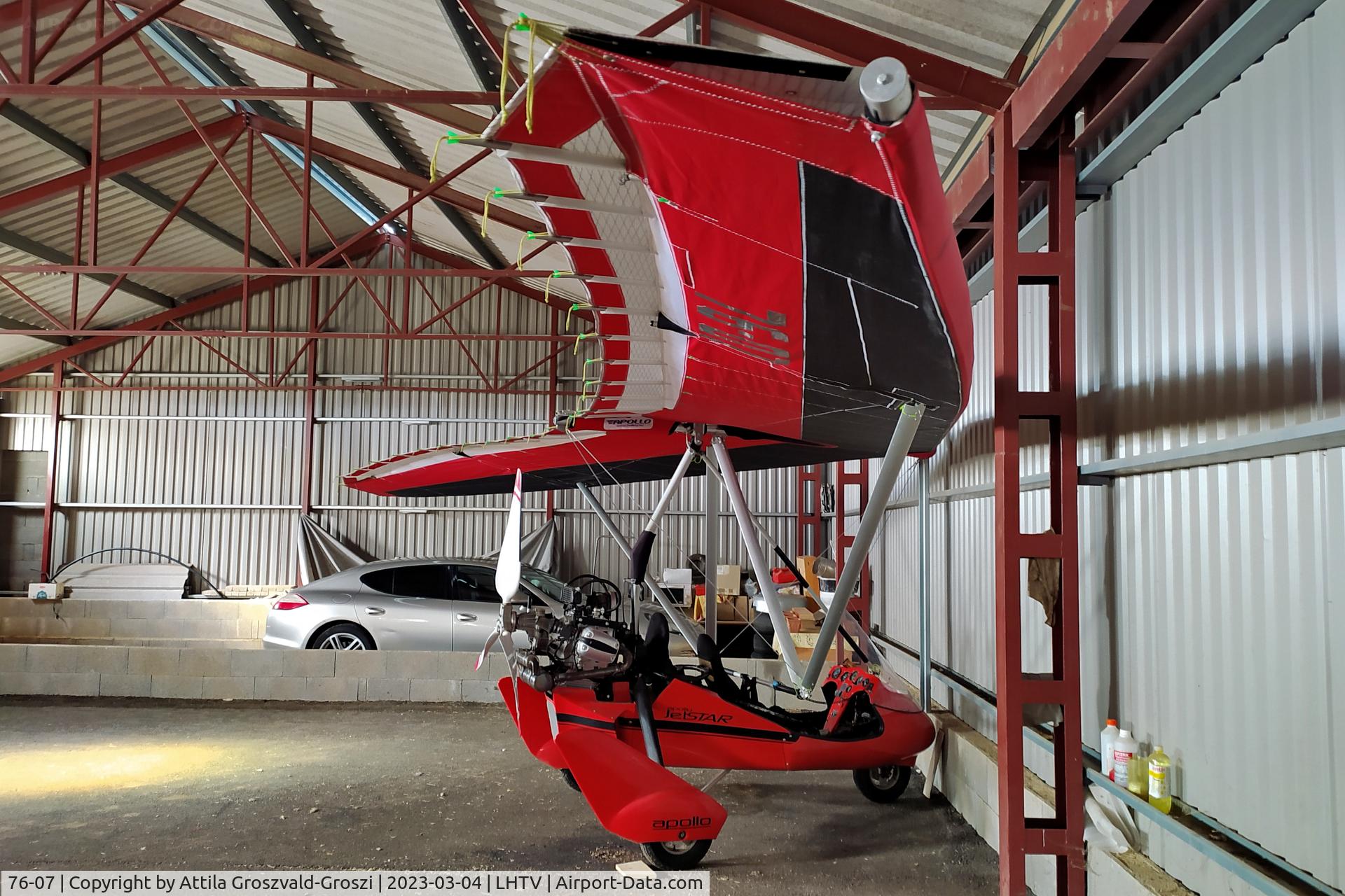 76-07, 2016 Halley Apollo CXMD Jet Star C/N ------/020216, LHTV - Tótvázsony-Kövesgyürpuszta Airfield, Hungary