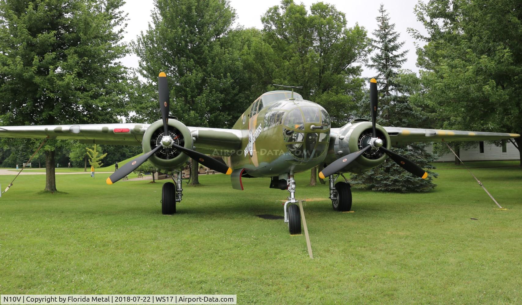 N10V, 1943 North American B-25H Mitchell C/N 98-21433, B-25 Berlin Express zx