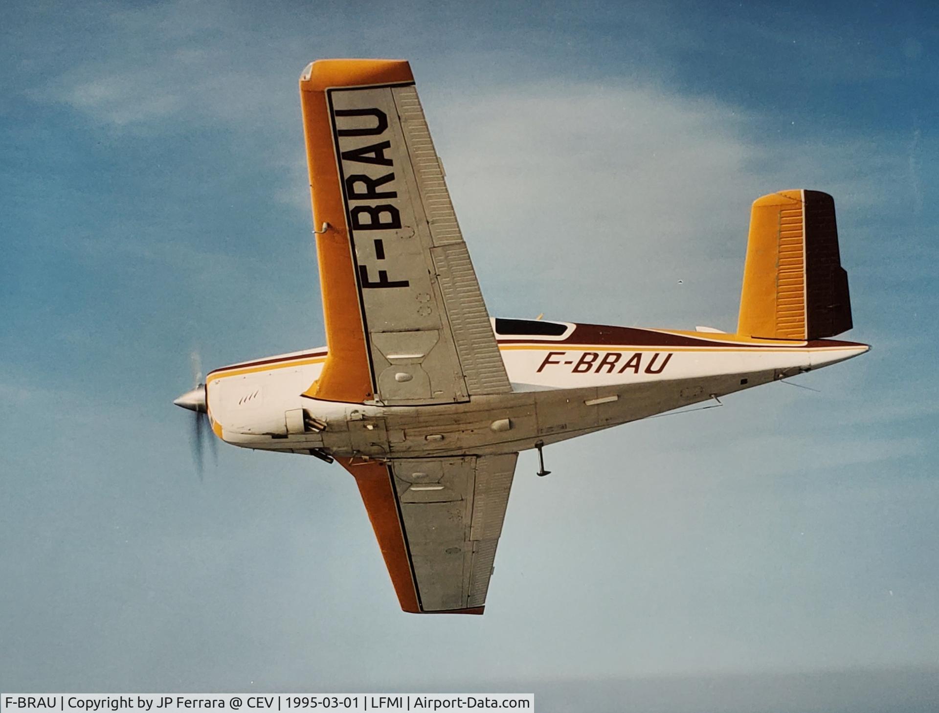 F-BRAU, 1967 Beech V35 Bonanza C/N D-8381, Pic taken during a test flight