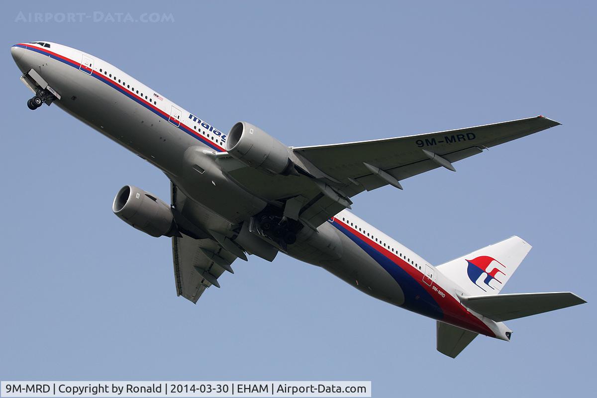 9M-MRD, 1997 Boeing 777-2H6/ER C/N 28411, at spl